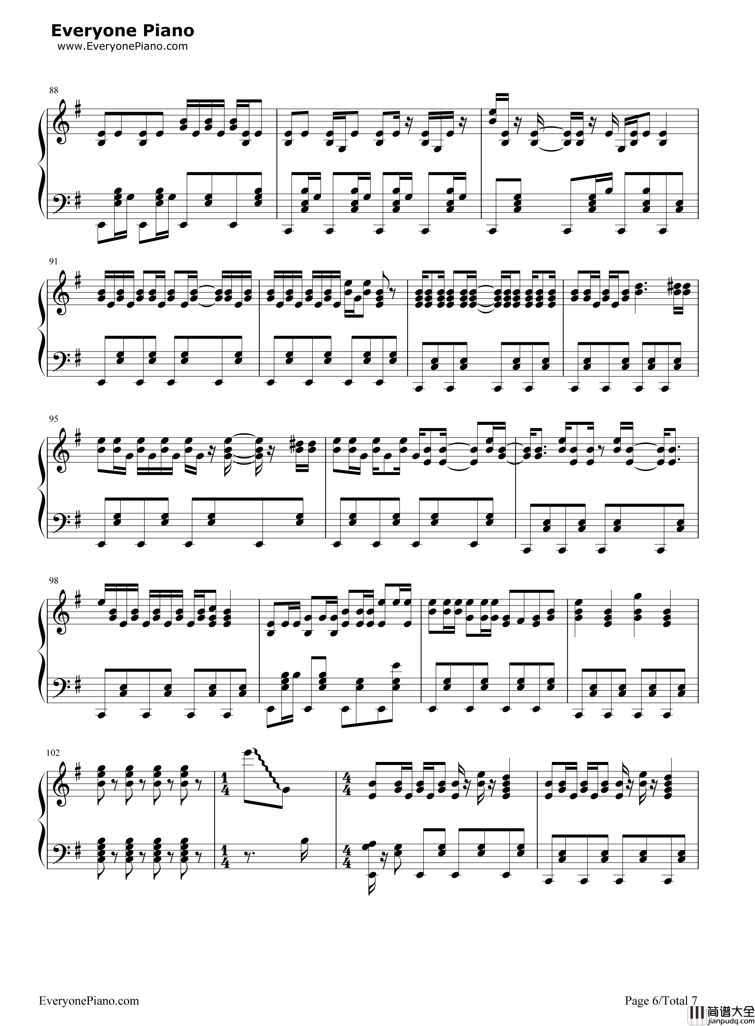 _裏表ラバーズ_（内外情人）钢琴谱_初音ミク__初音未来