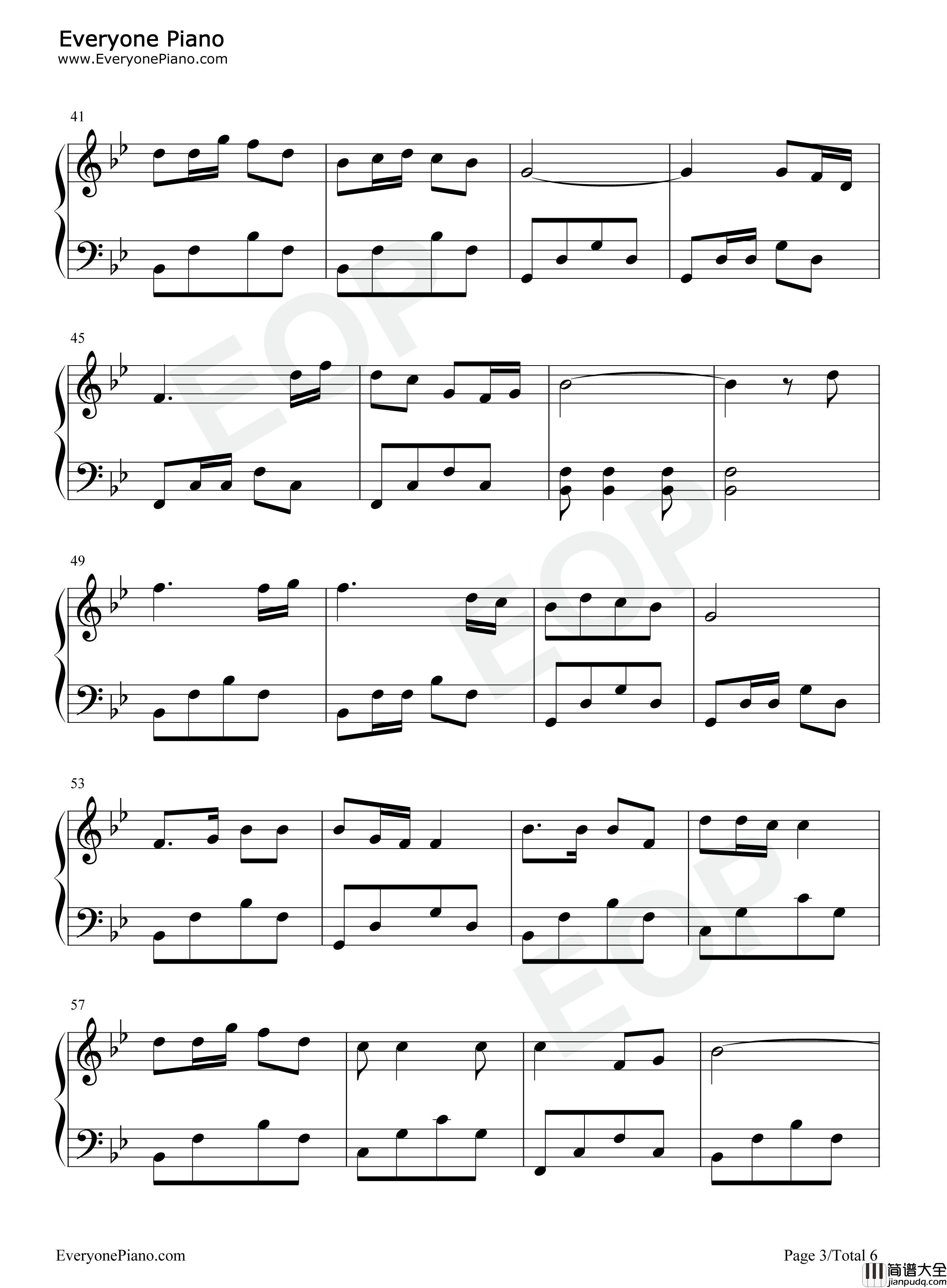 问心无愧最自在钢琴谱_岳云鹏