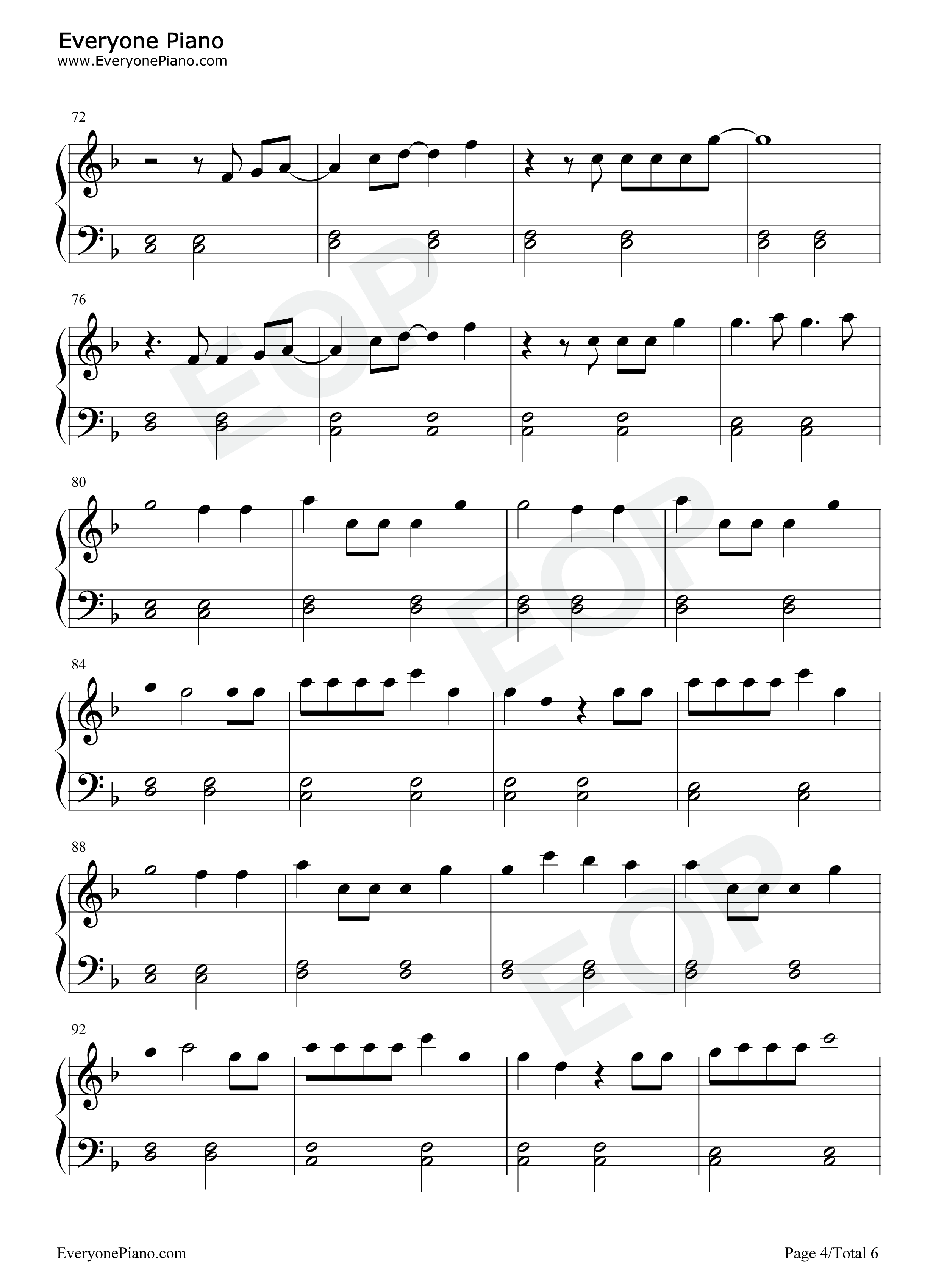 Shes_All_I_Wanna_Be钢琴谱_Tate_McRae