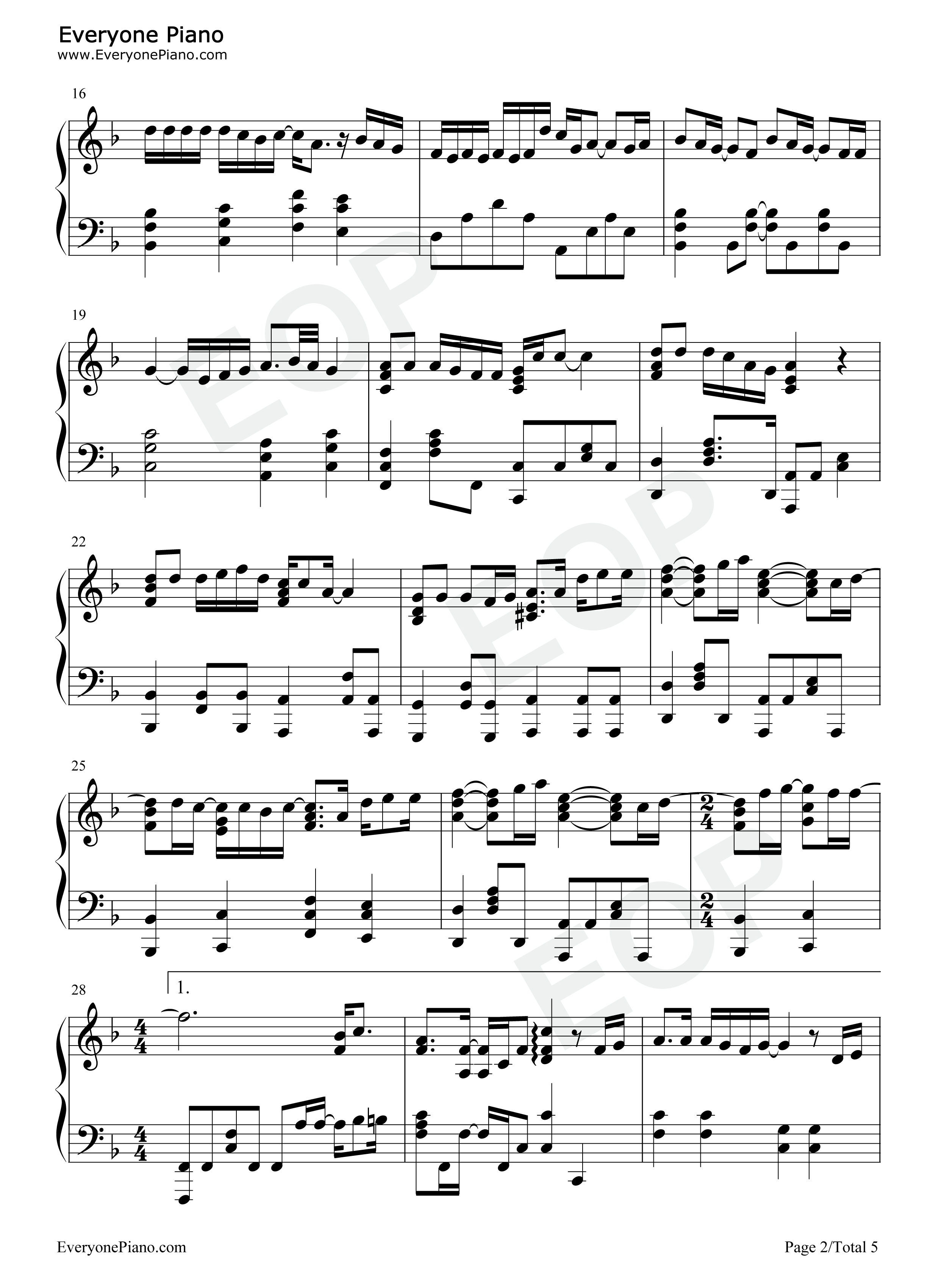 虹钢琴谱_菅田将晖