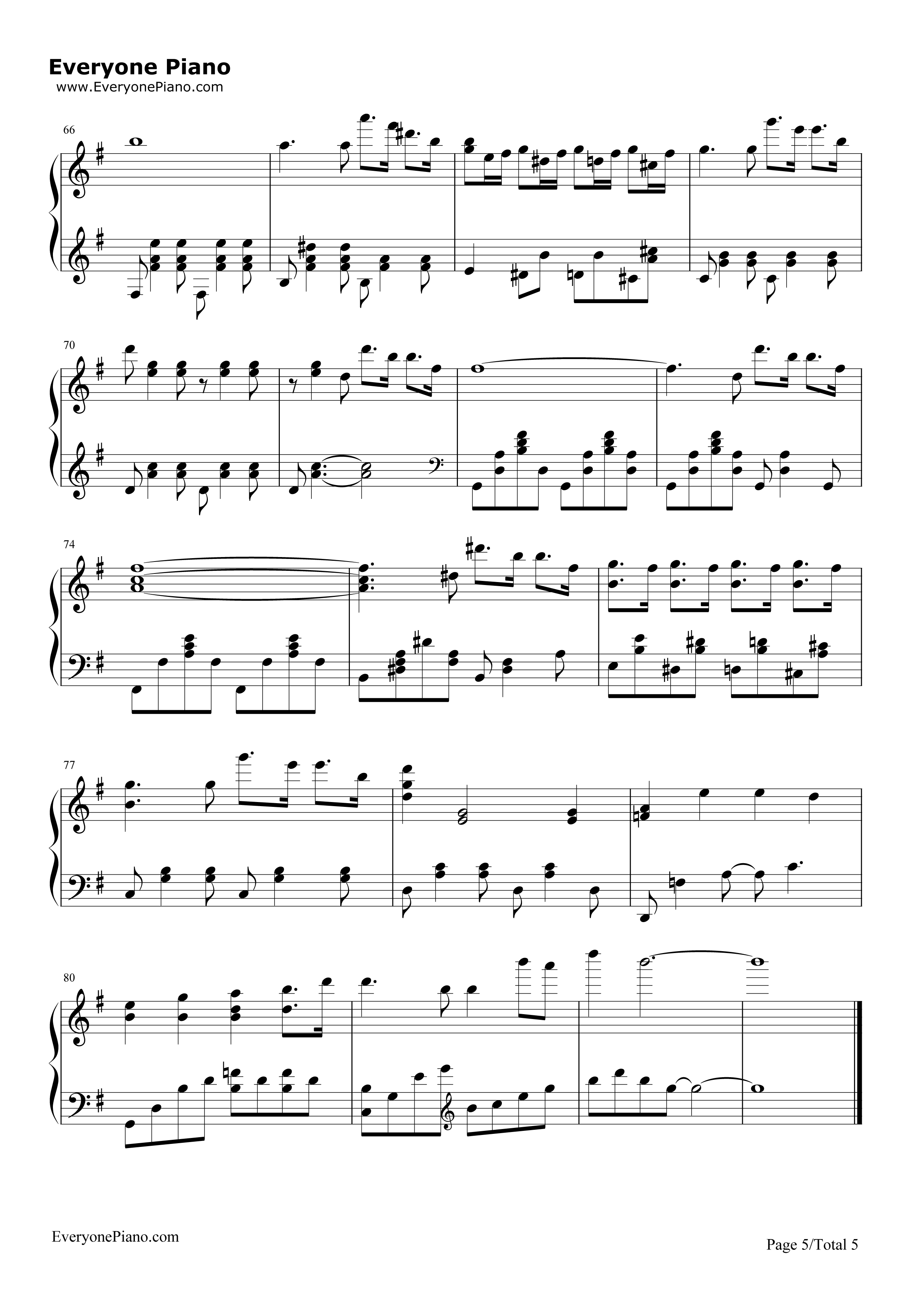 Your_Autumn_Scene钢琴谱_李闰珉