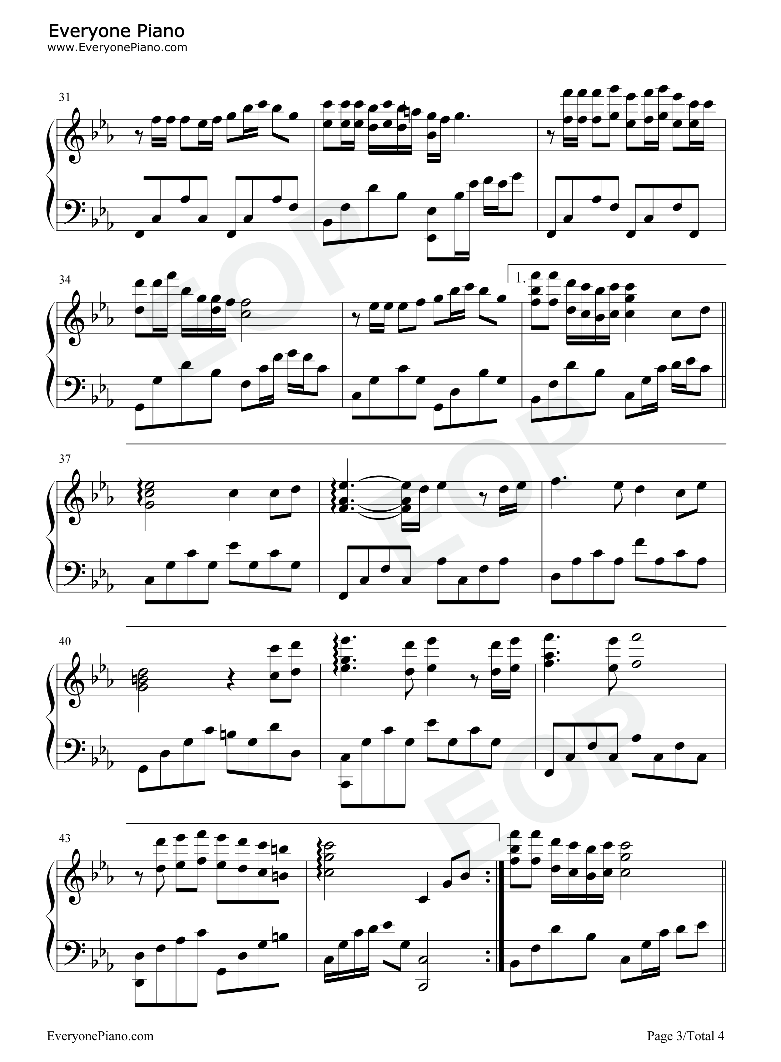 送亲钢琴谱_王琪