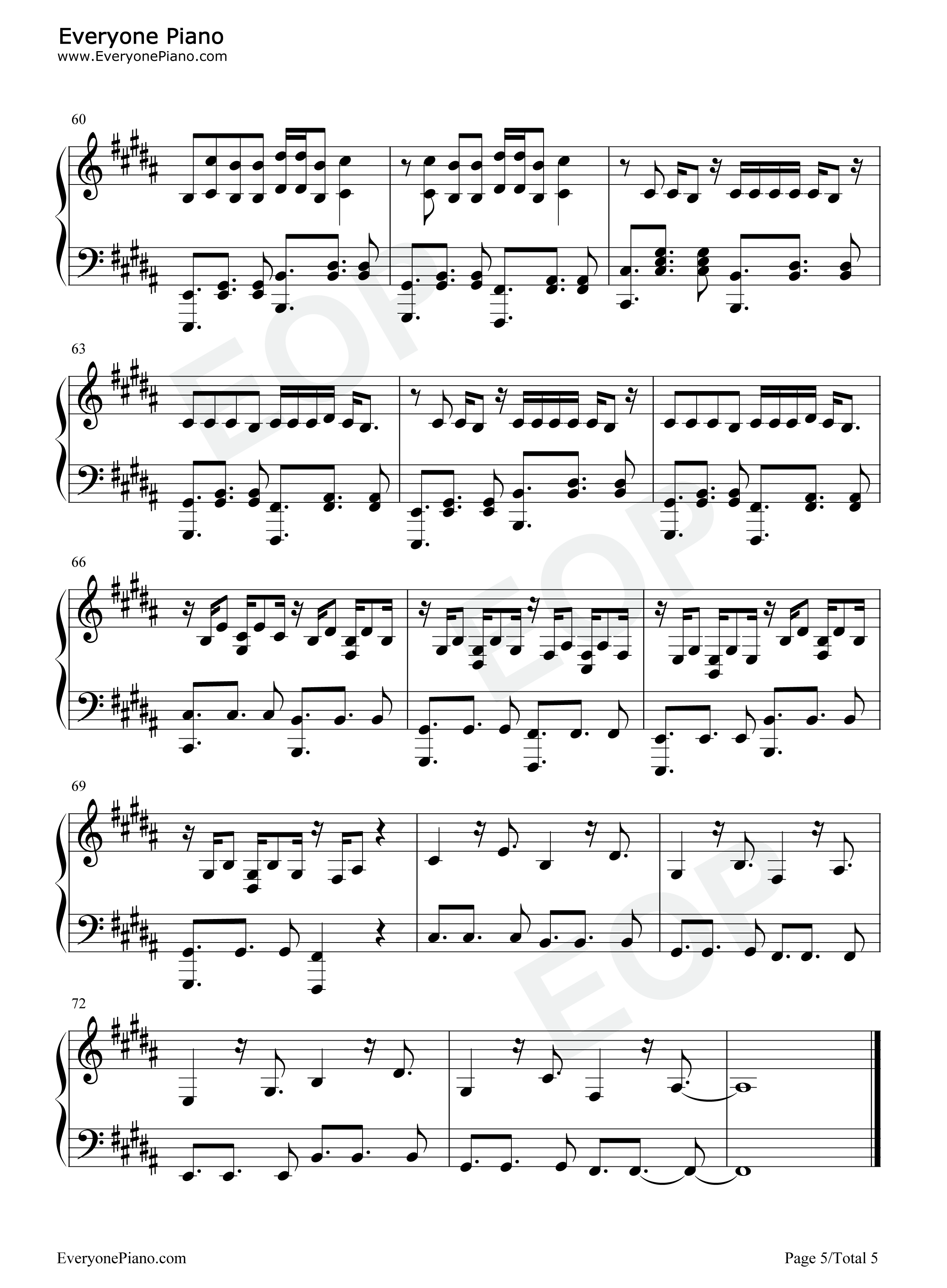 Heat_Waves钢琴谱_Glass_Animals