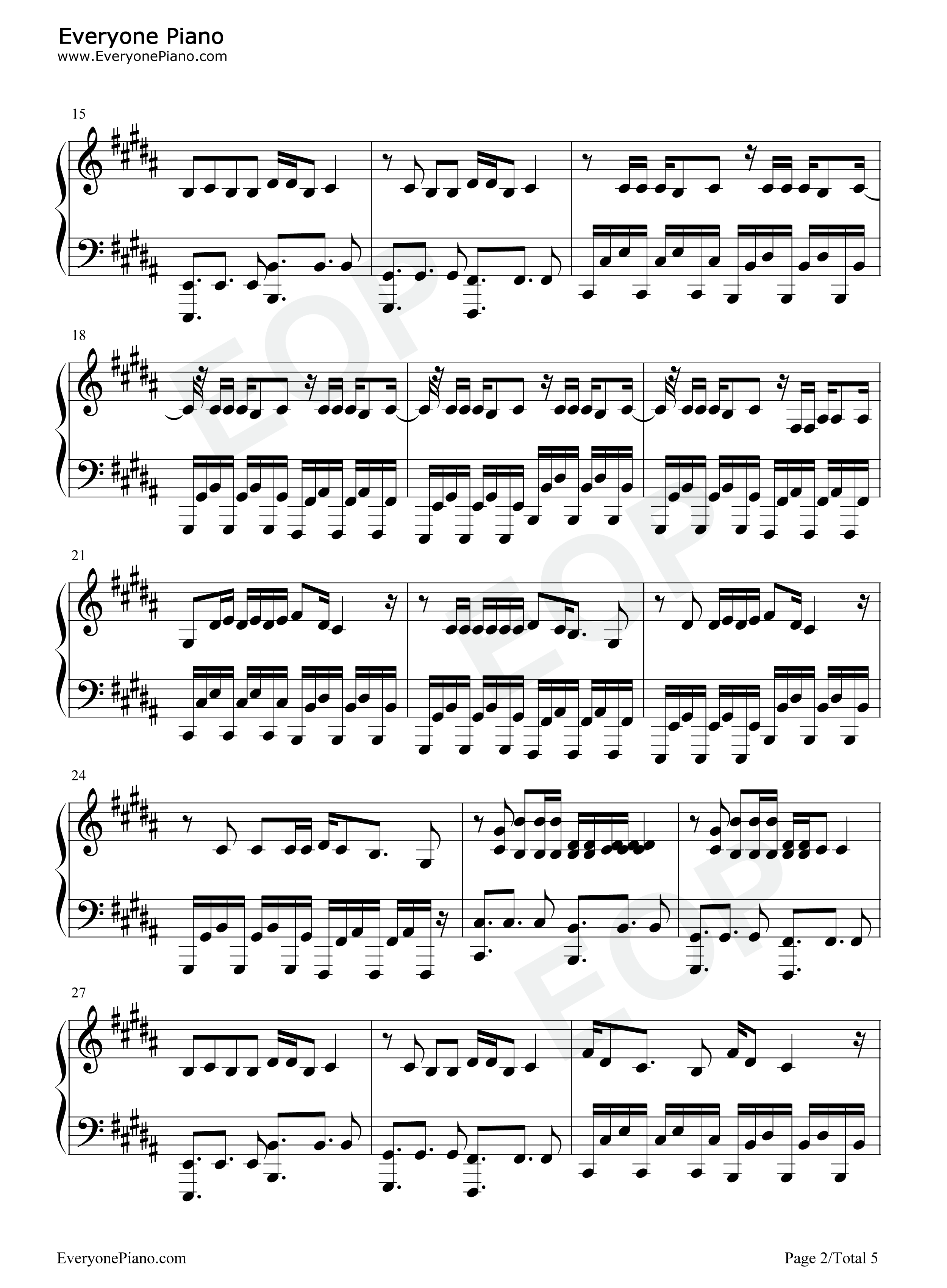 Heat_Waves钢琴谱_Glass_Animals