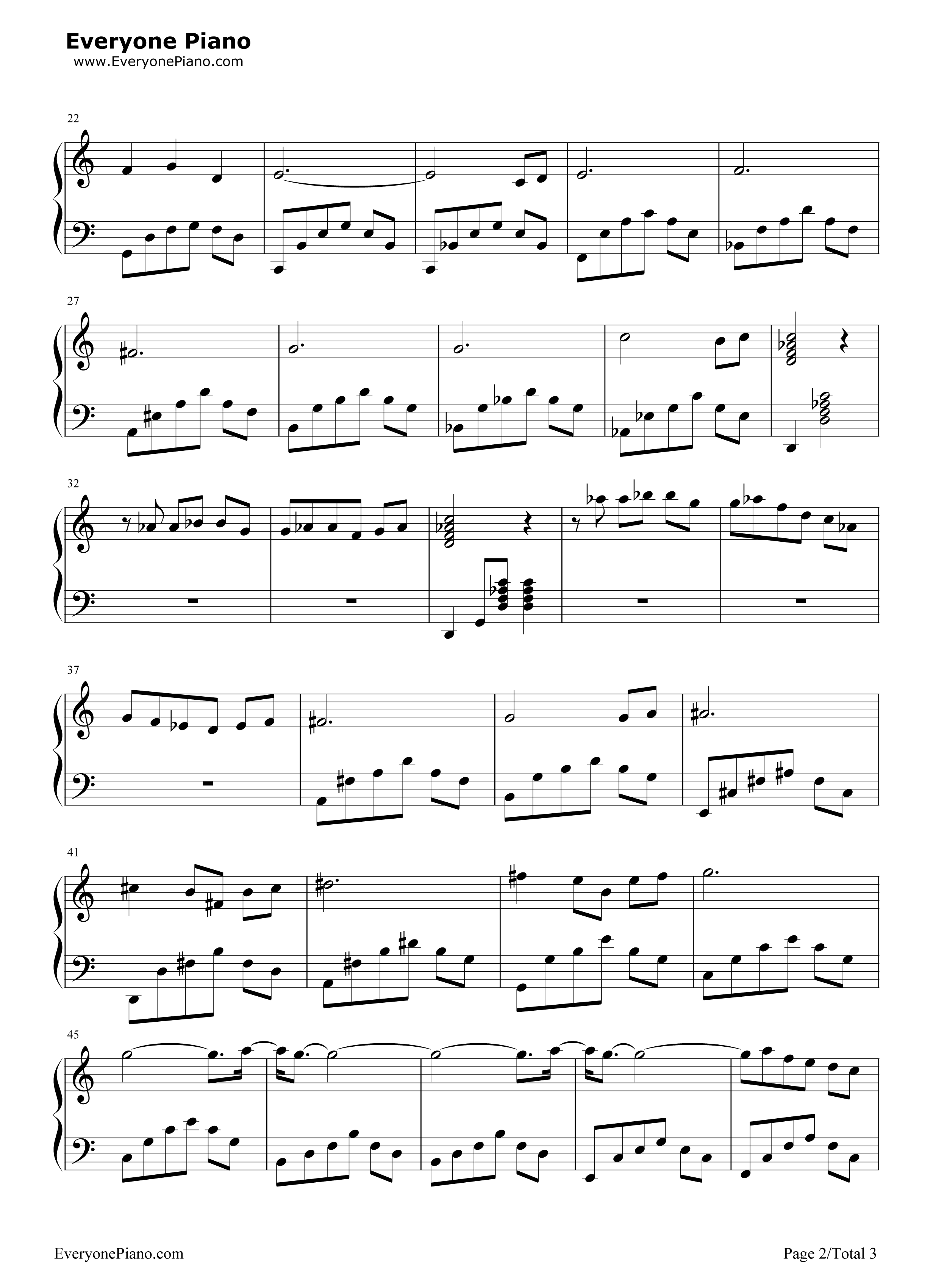 Cavatina钢琴谱_Stanley_Myers