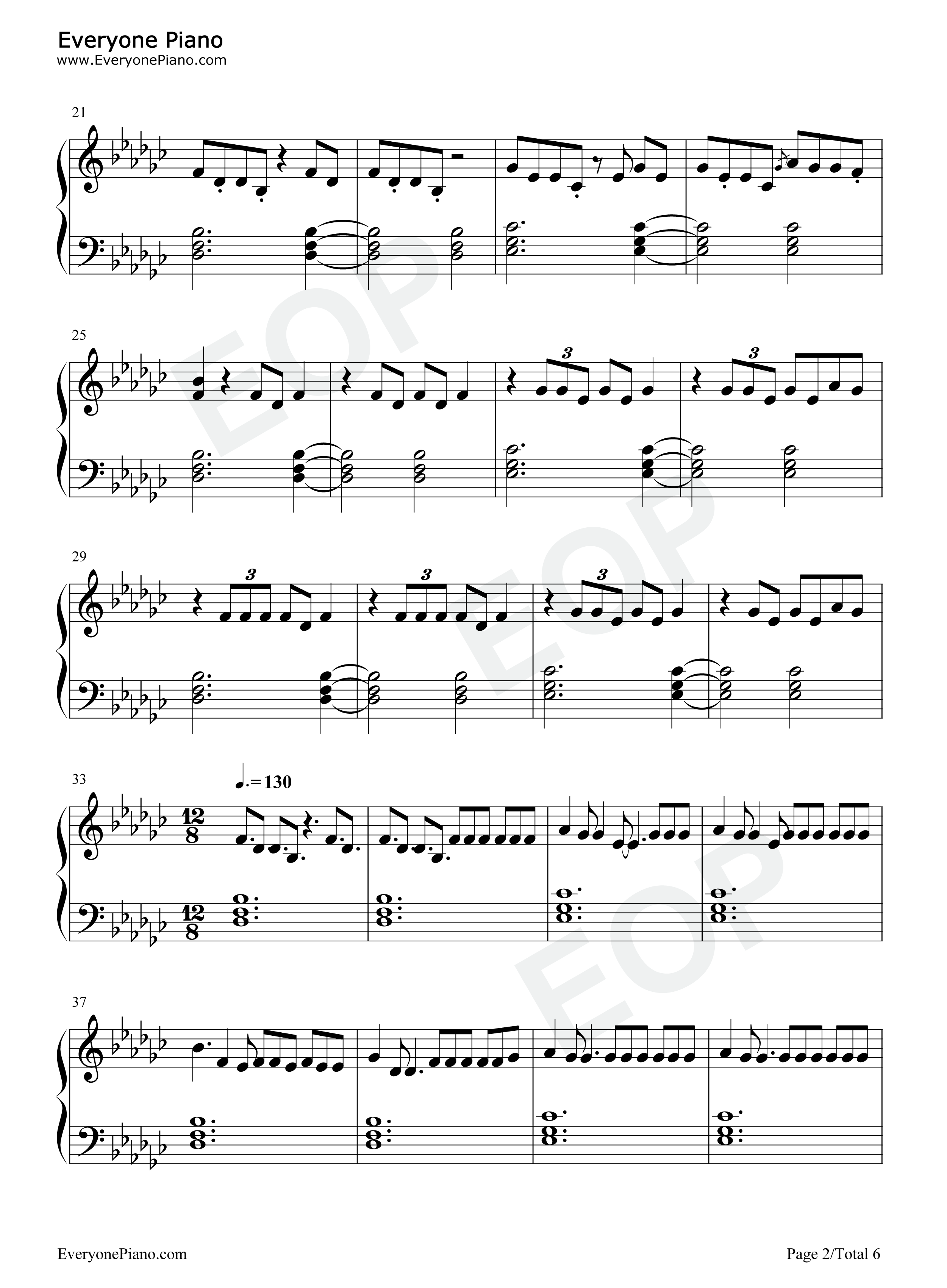 Need_to_Know钢琴谱_Doja_Cat