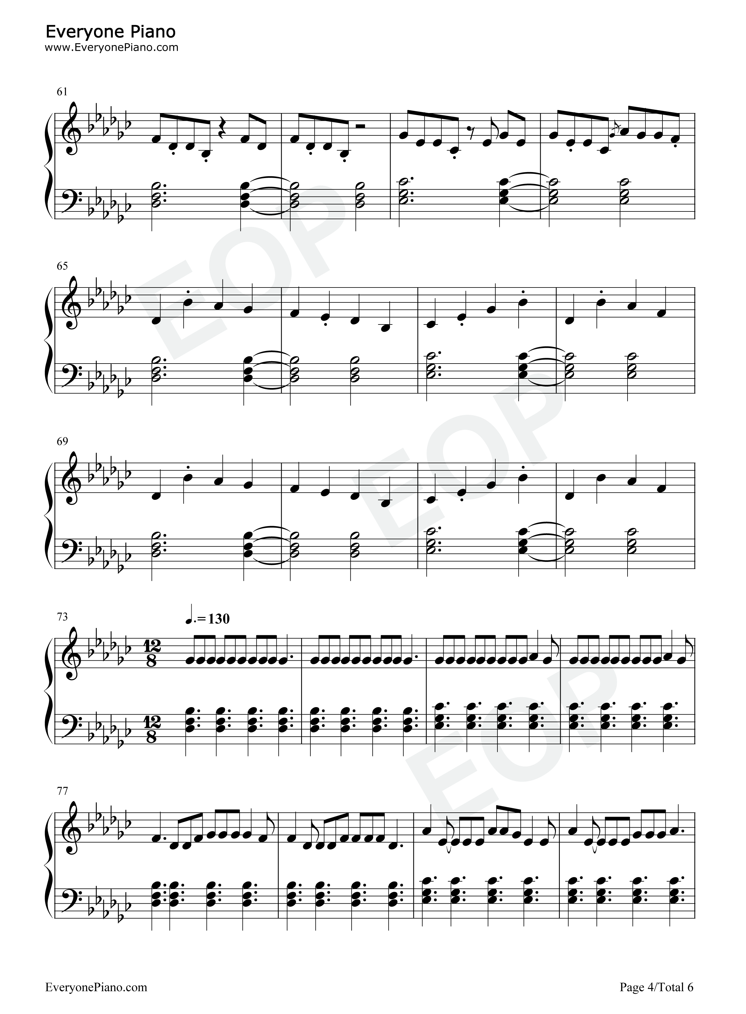 Need_to_Know钢琴谱_Doja_Cat