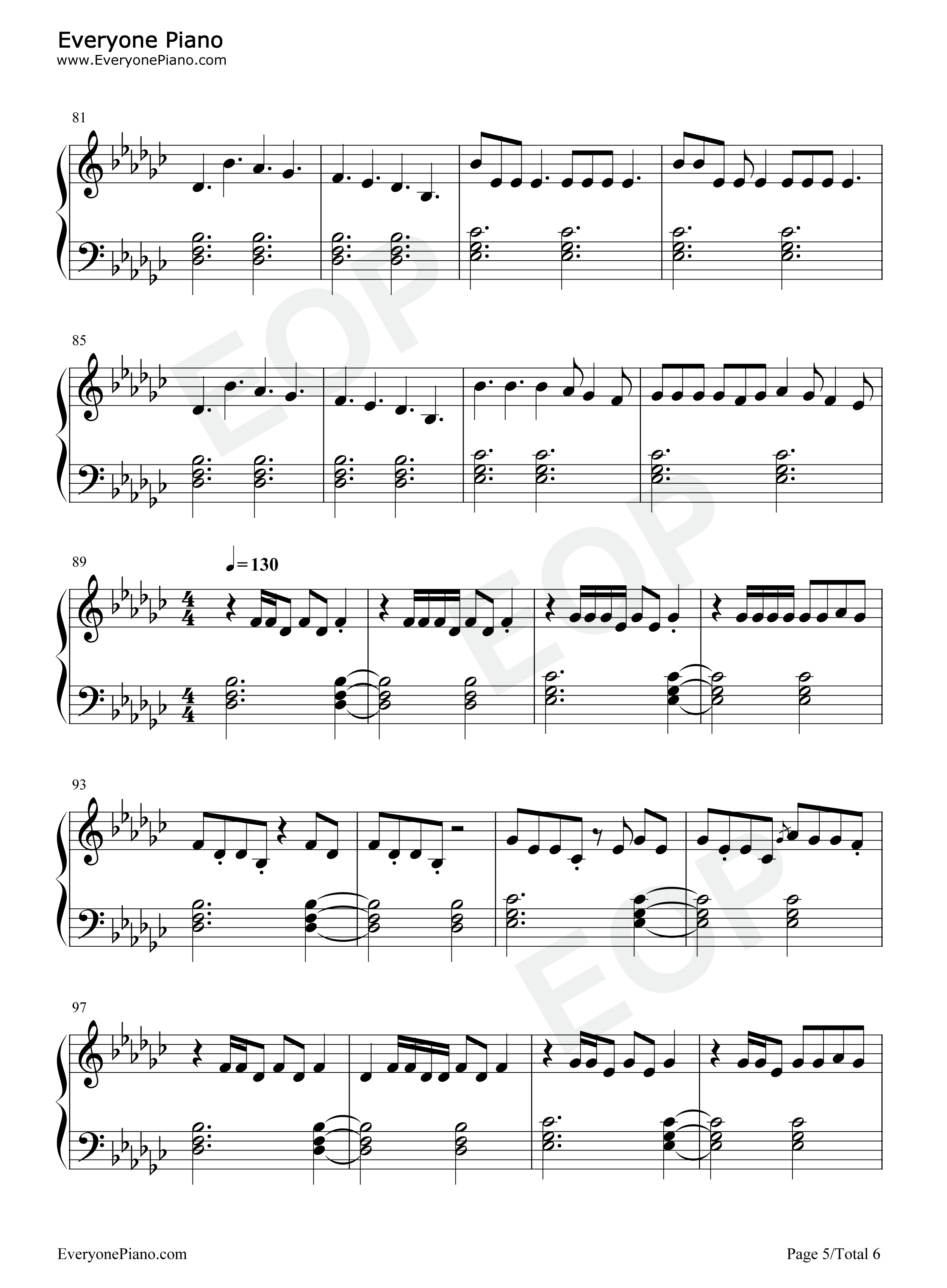 Need_to_Know钢琴谱_Doja_Cat