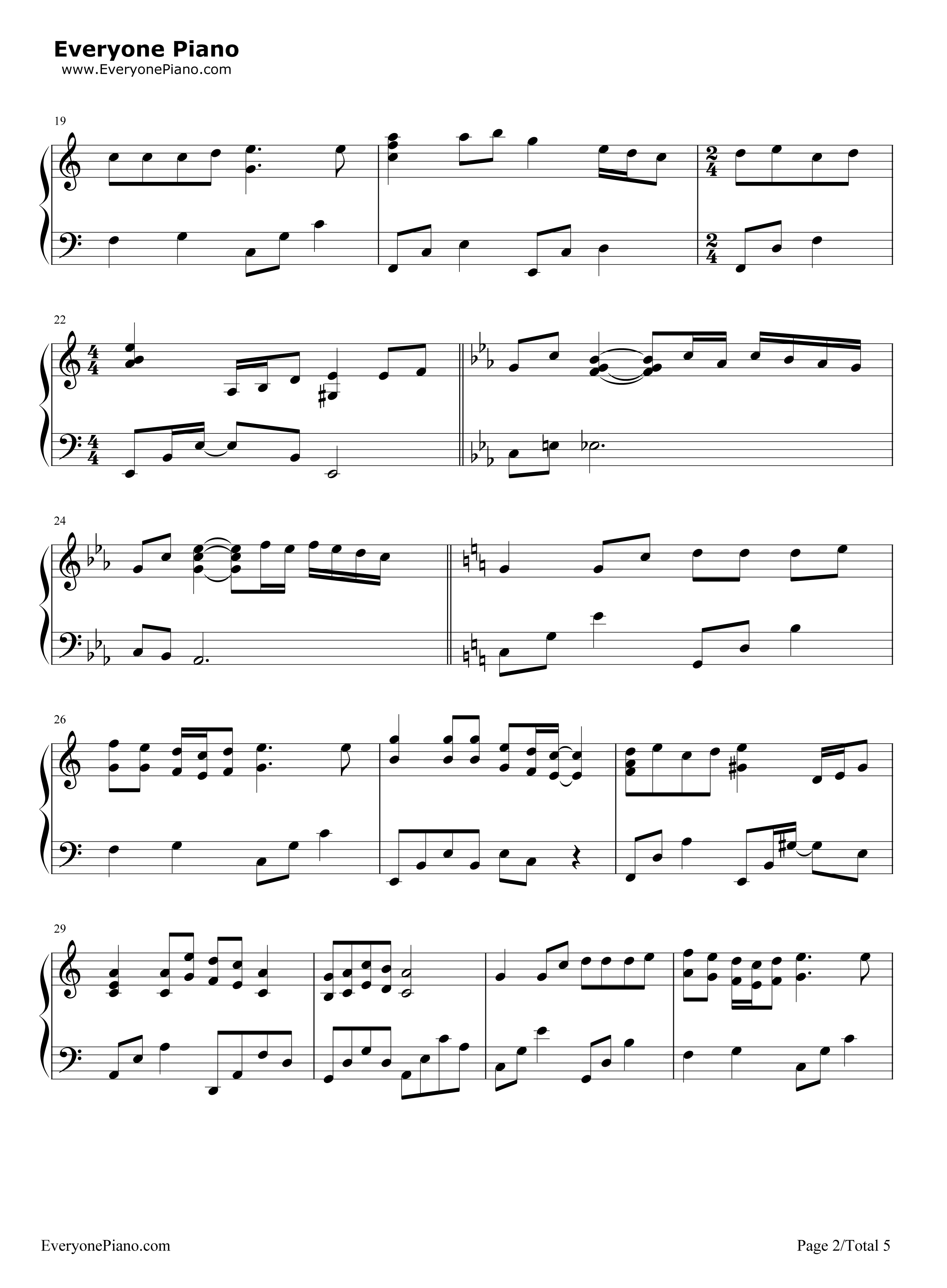 瑟鲁之歌钢琴谱_手岛葵