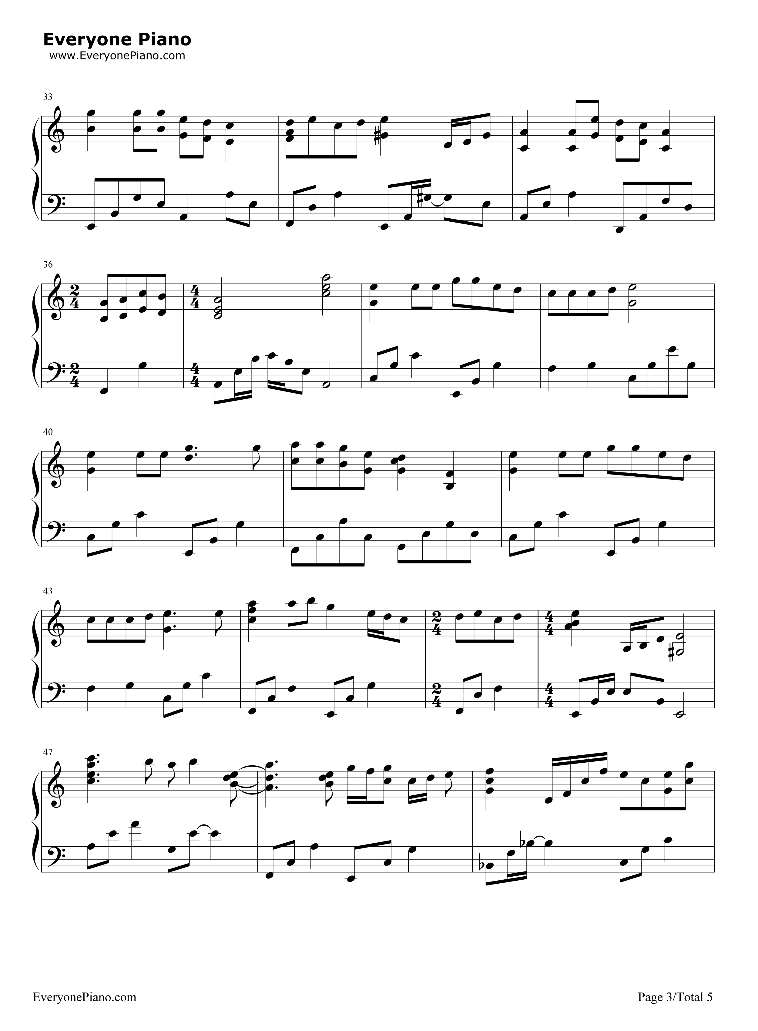 瑟鲁之歌钢琴谱_手岛葵