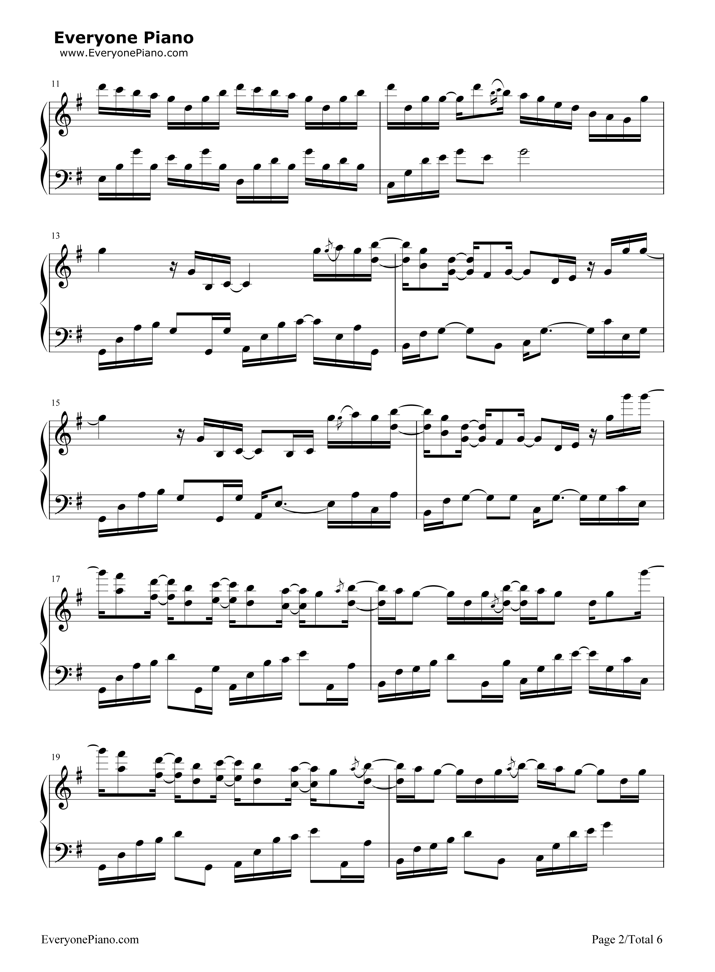 Its_Your_Day钢琴谱_Yiruma