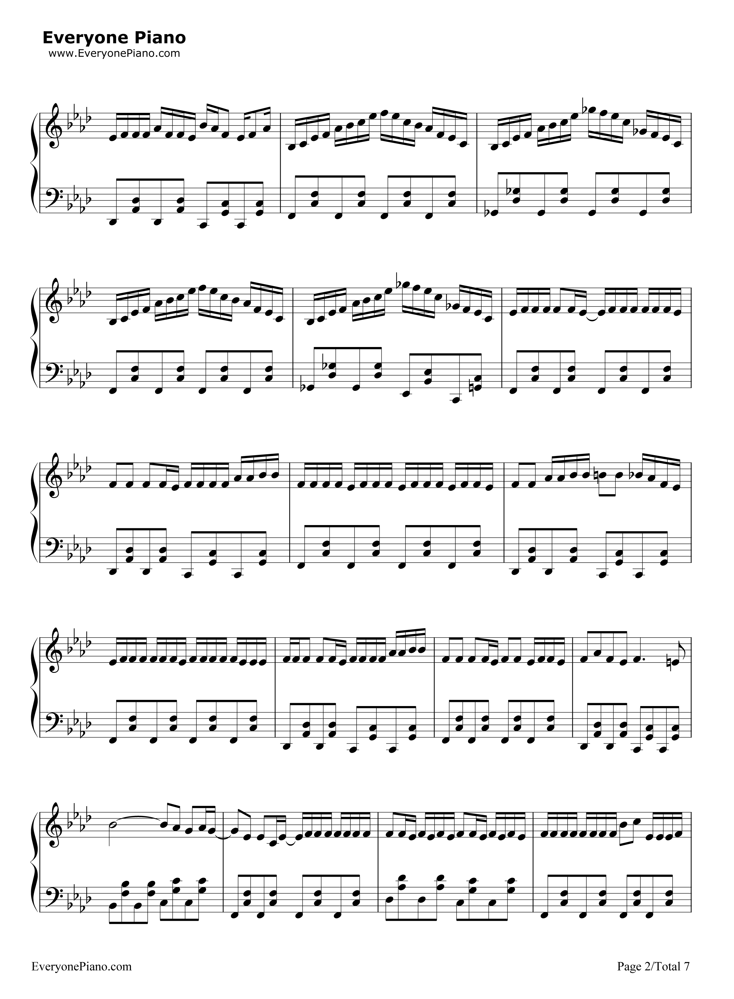 脳漿炸裂ガール钢琴谱_初音ミク__GUMI