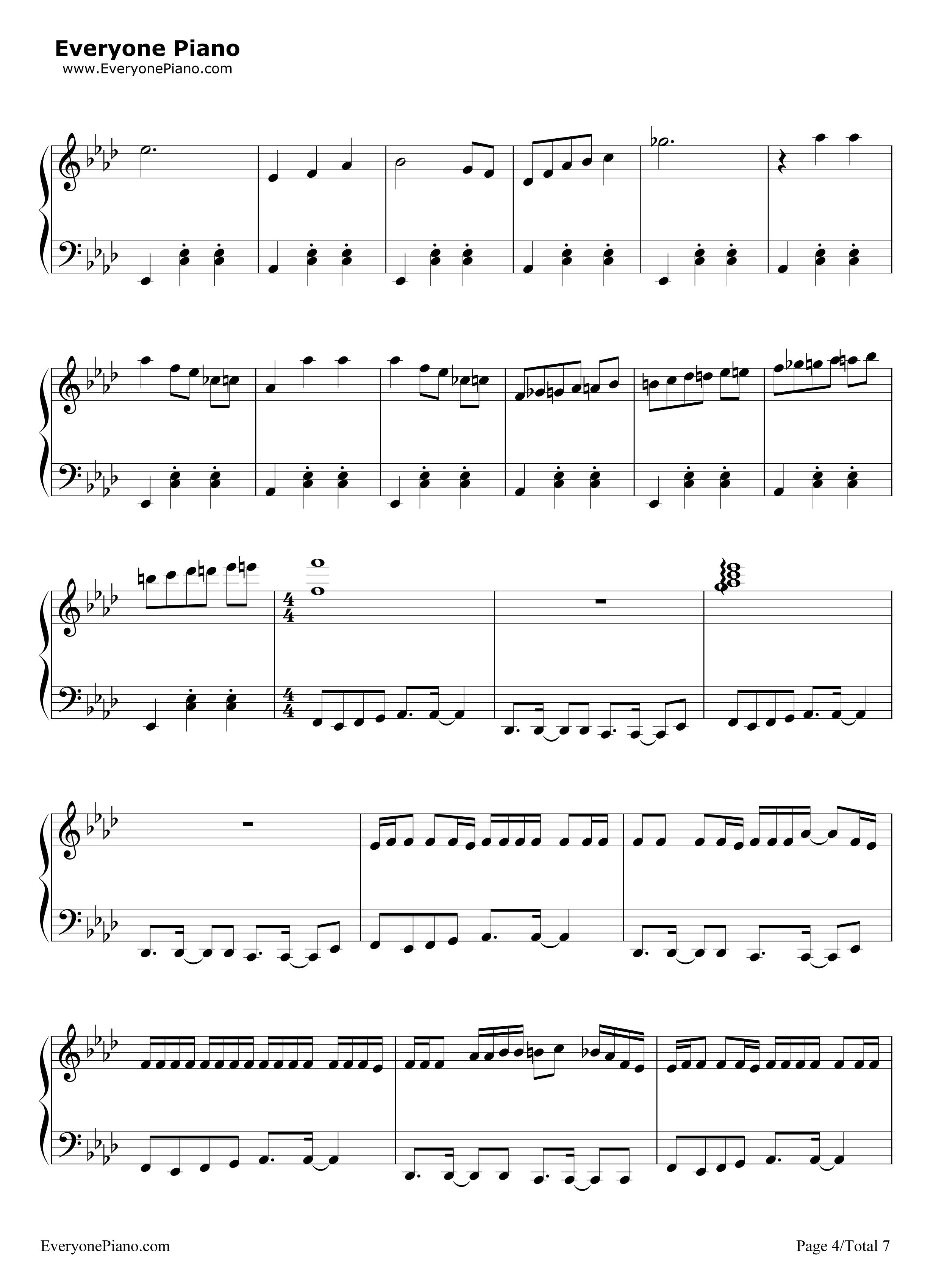 脳漿炸裂ガール钢琴谱_初音ミク__GUMI