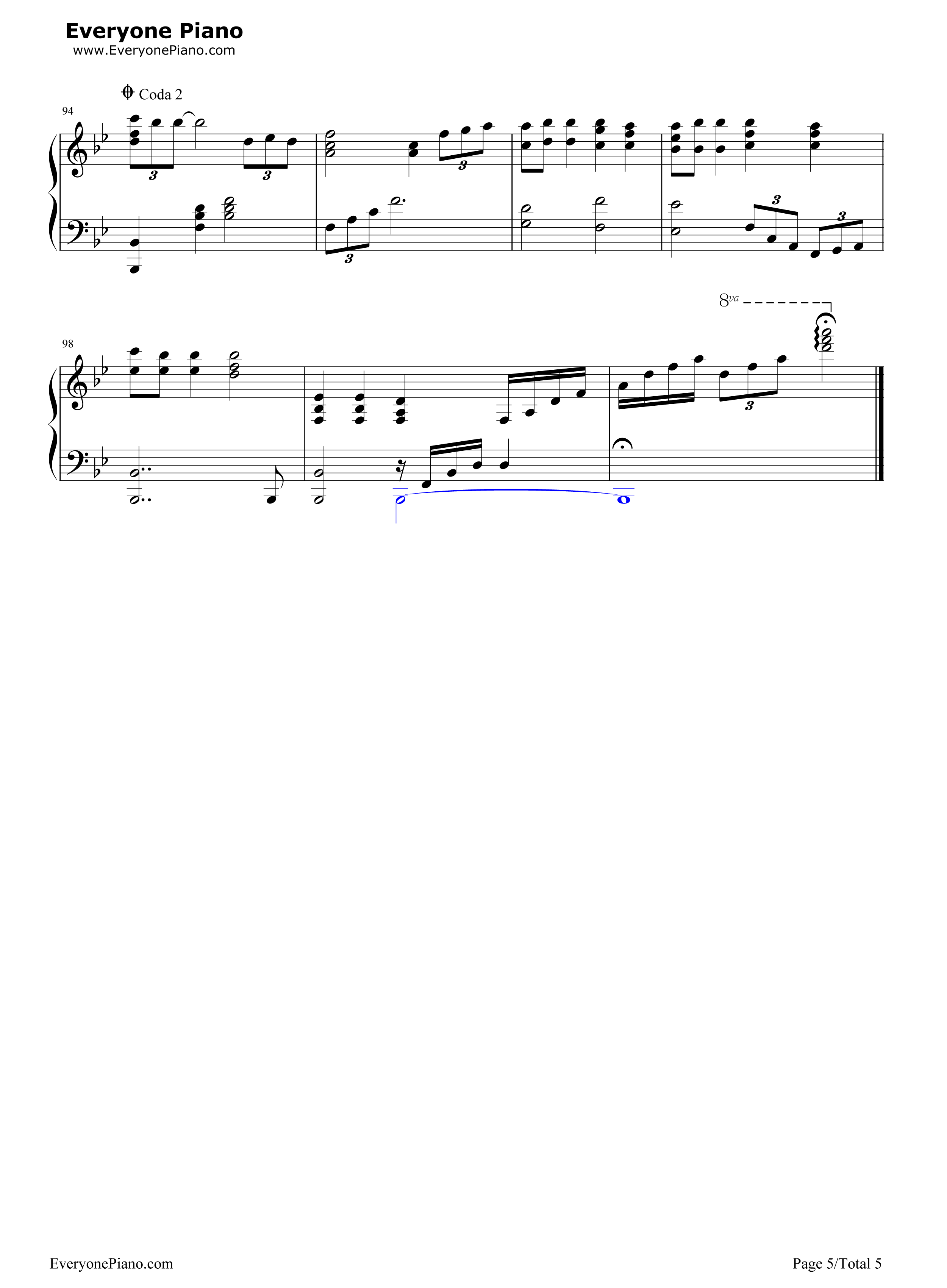 Forever_Love钢琴谱_X_Japan__Yoshiki