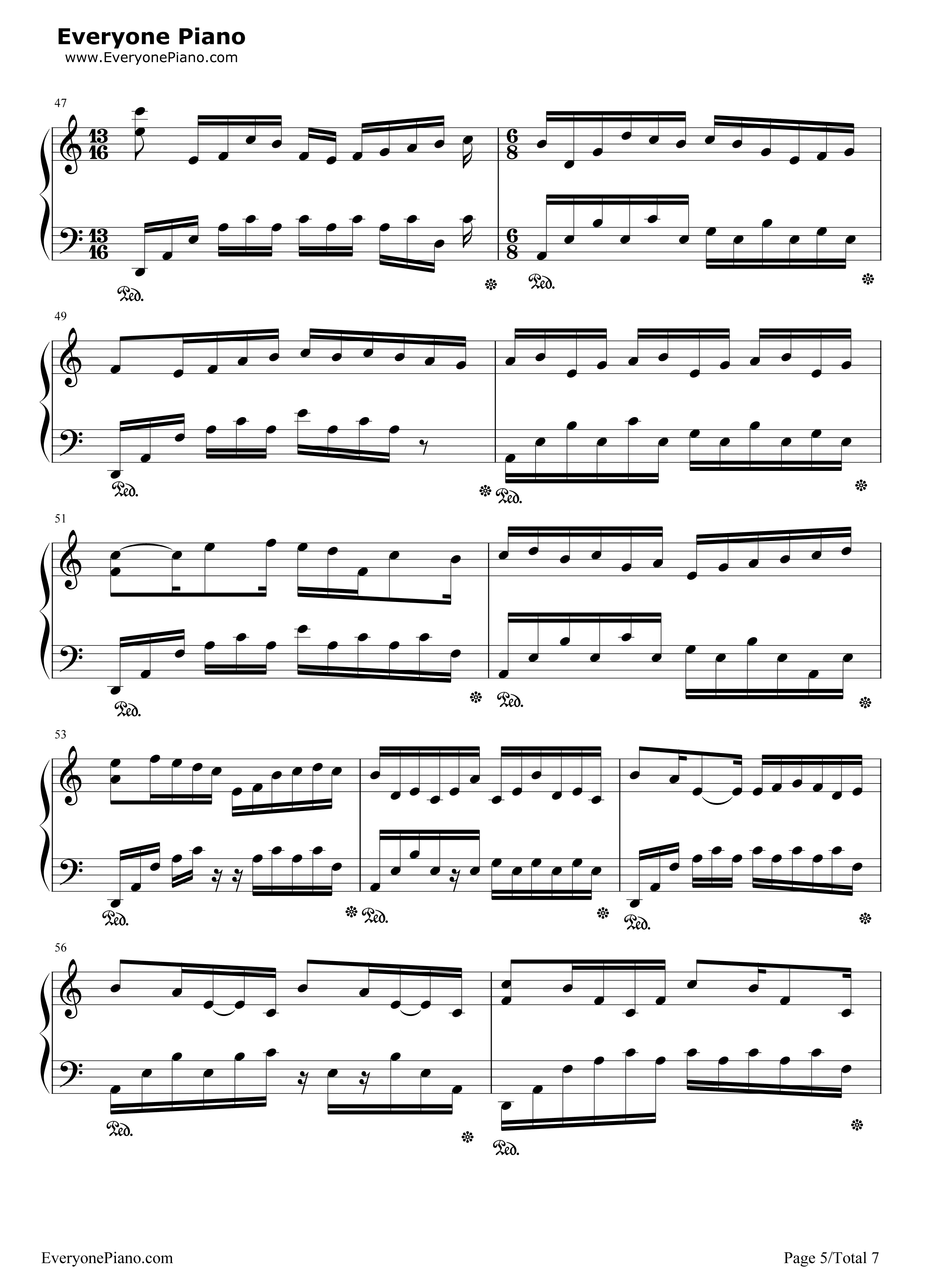 前声音钢琴谱_李闰珉