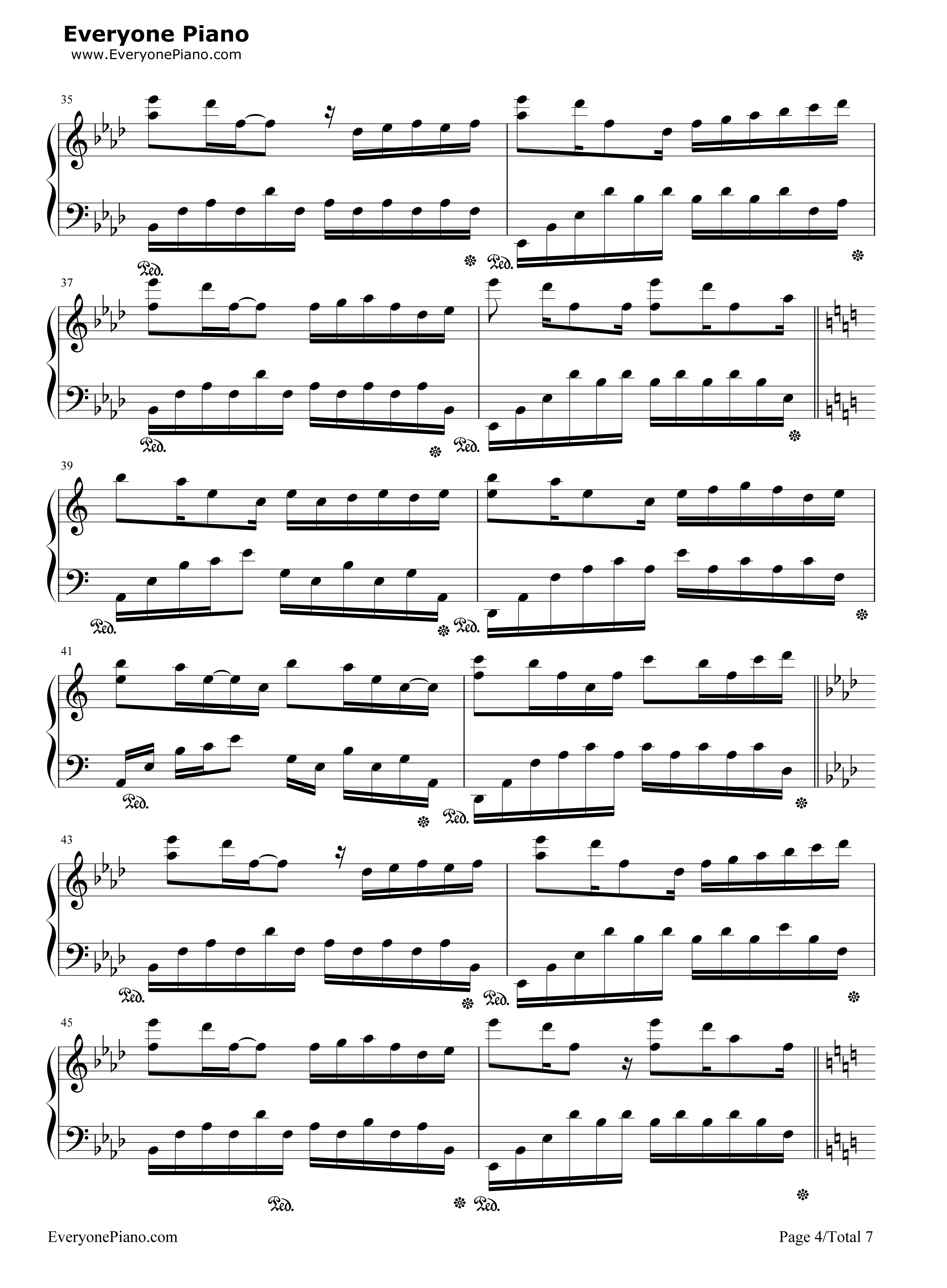 前声音钢琴谱_李闰珉