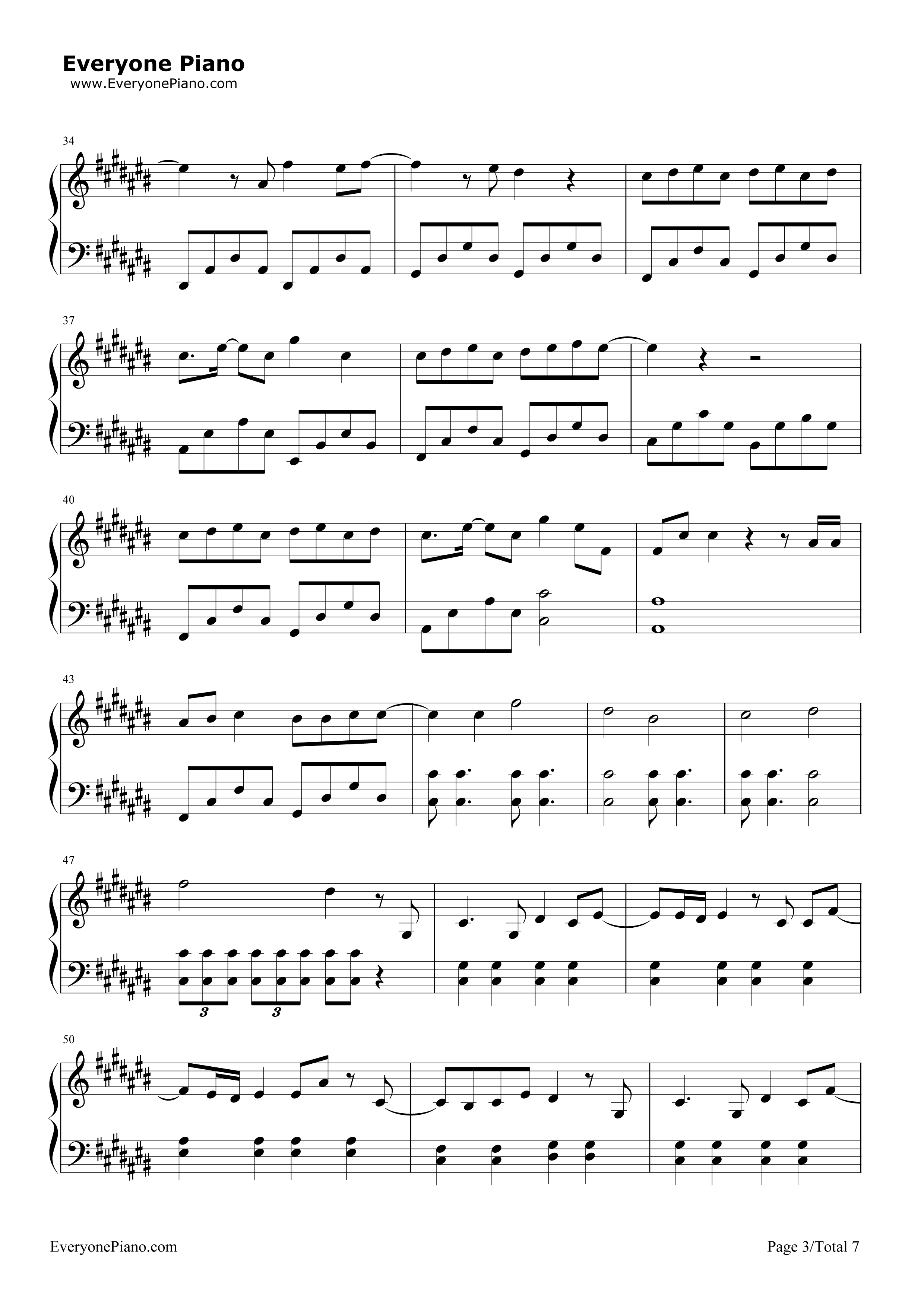 ヒカリノアトリエ钢琴谱_Mr.Children