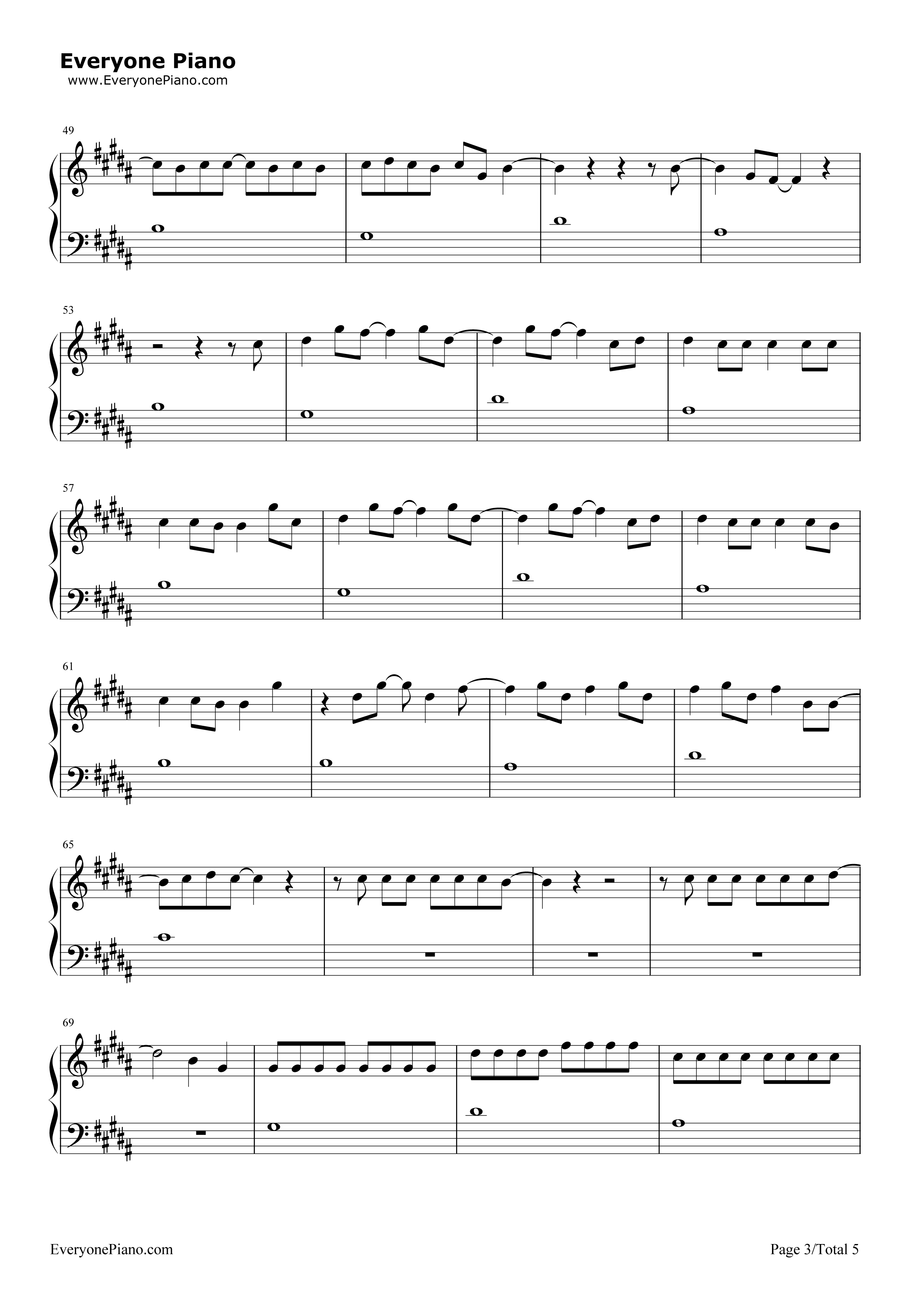 O.D_on_You钢琴谱_Violet_Days