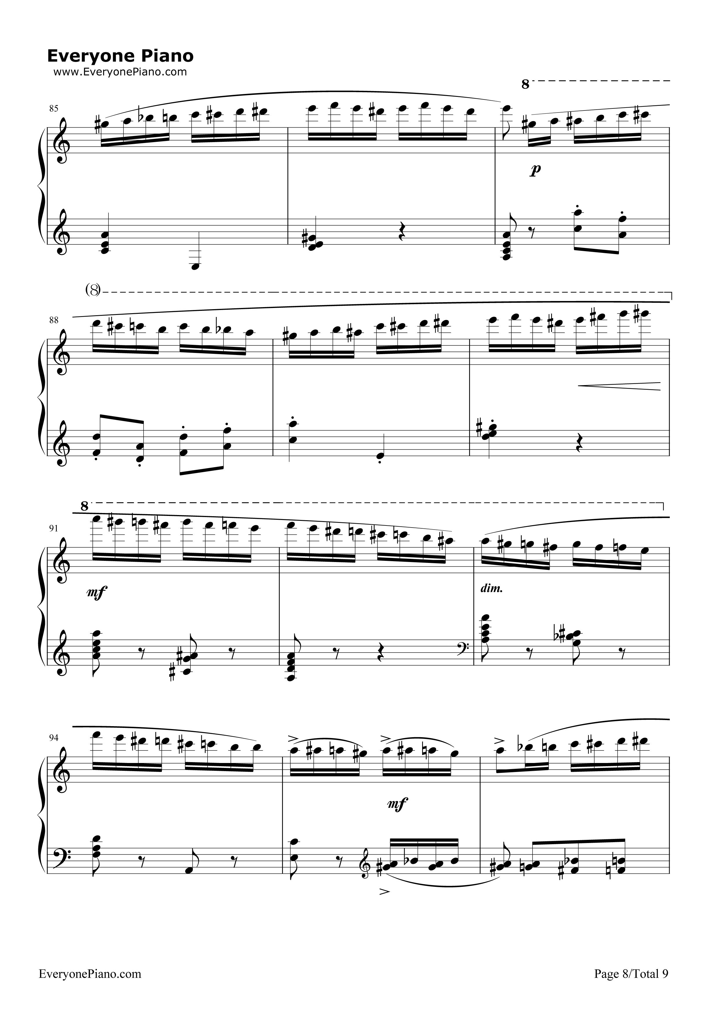 野蜂飞舞钢琴谱_马克西姆