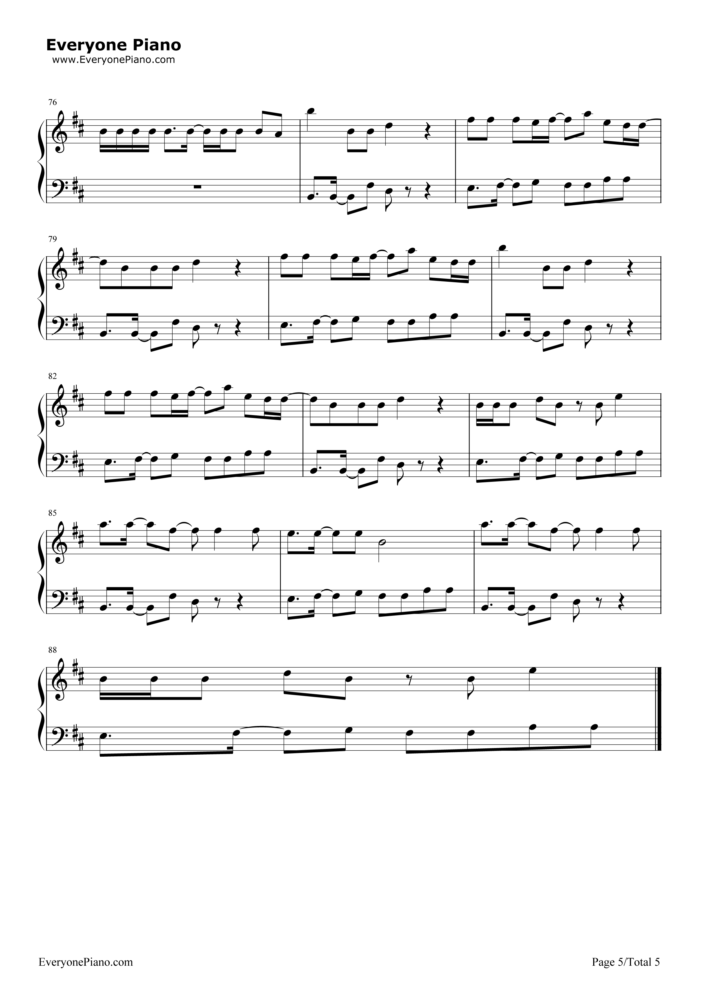 You_Don't_Know_Me钢琴谱_Jax_Jones_Raye