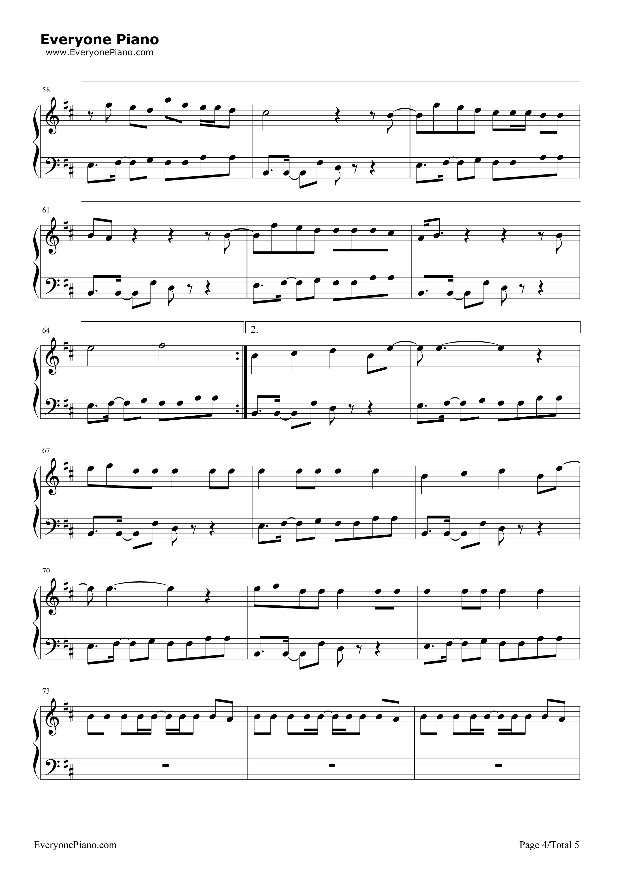 You_Don't_Know_Me钢琴谱_Jax_Jones_Raye