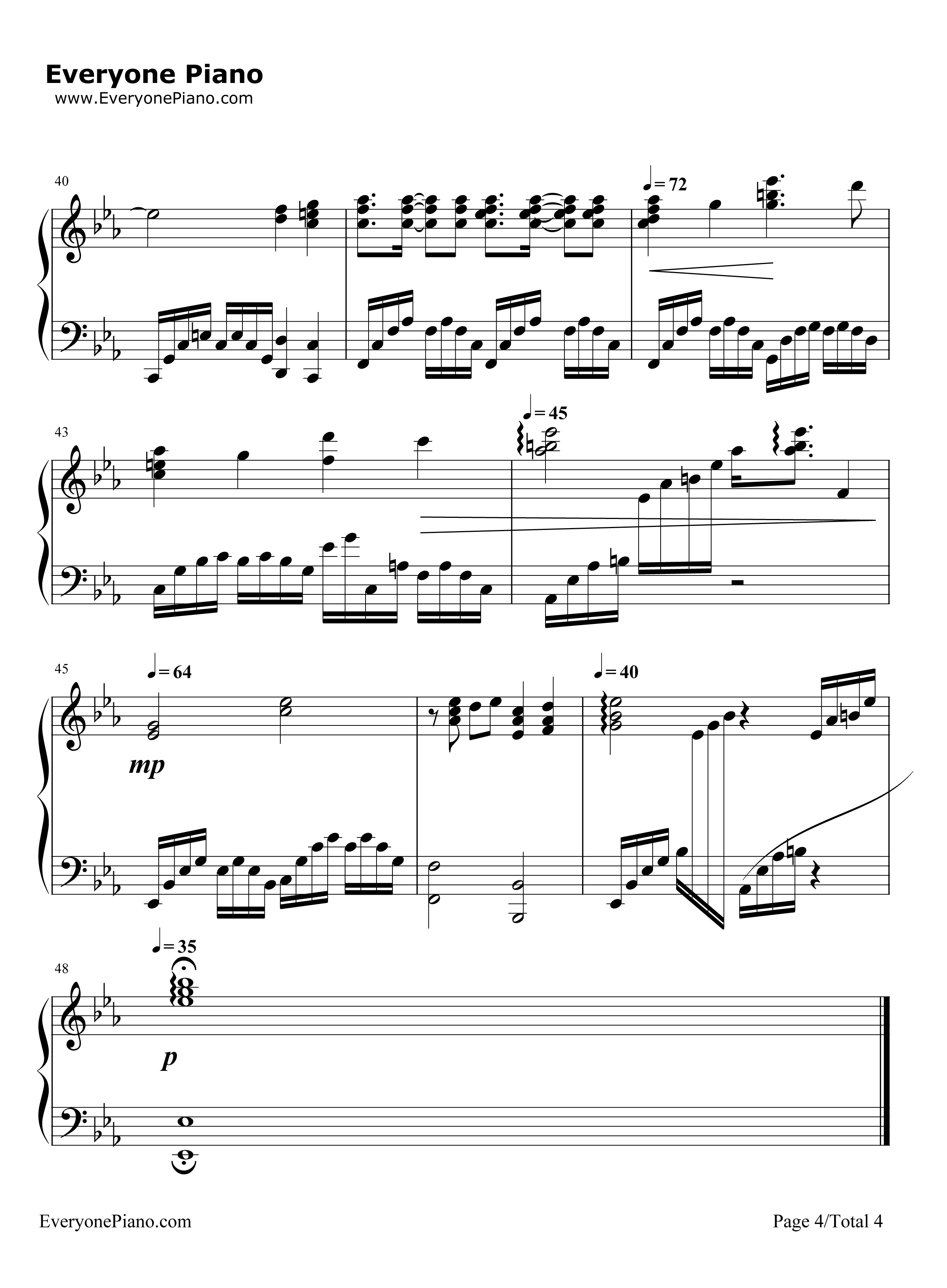 Love_Is_A_Many_Splendored_Thing钢琴谱_理查德·克莱德曼