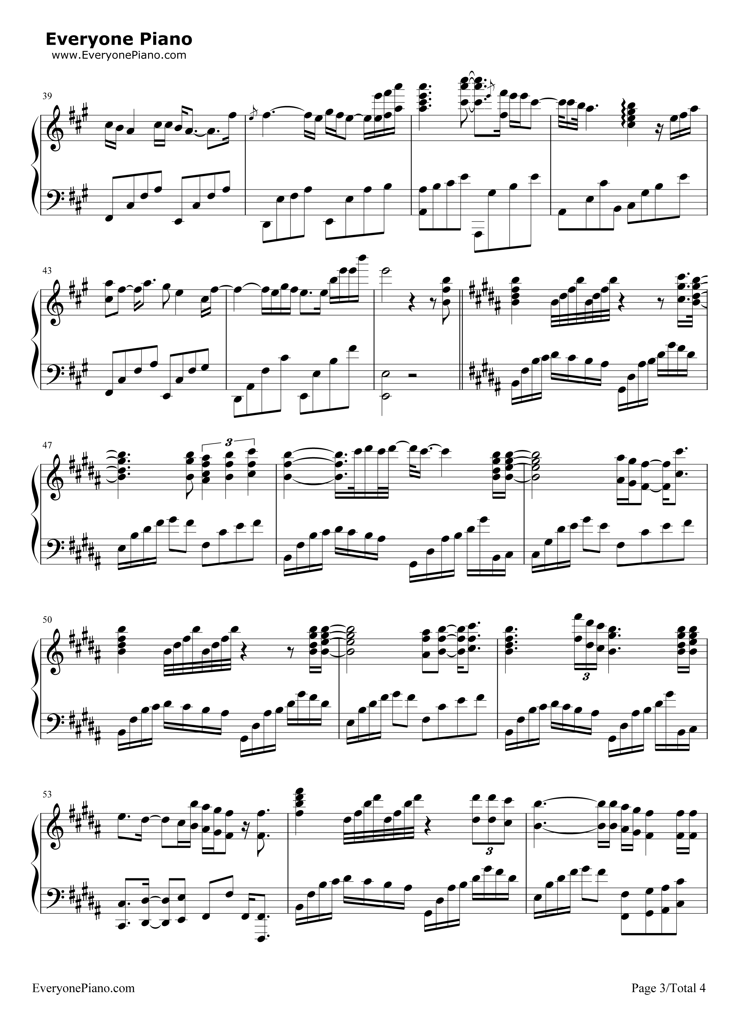 I_will_always_love_you钢琴谱_惠特妮·休斯顿__Whitney_Houston