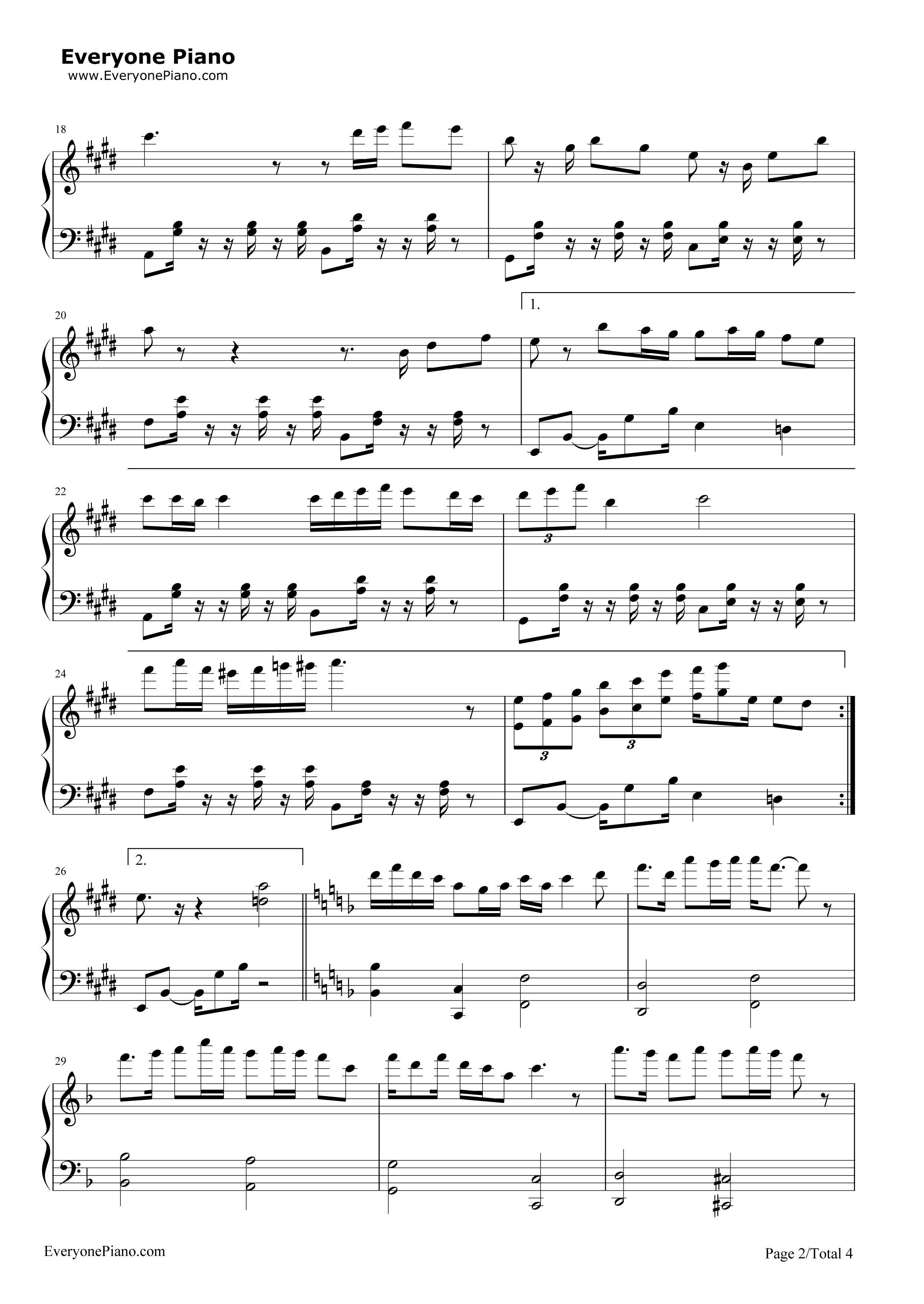 我要你钢琴谱_老狼_任素汐