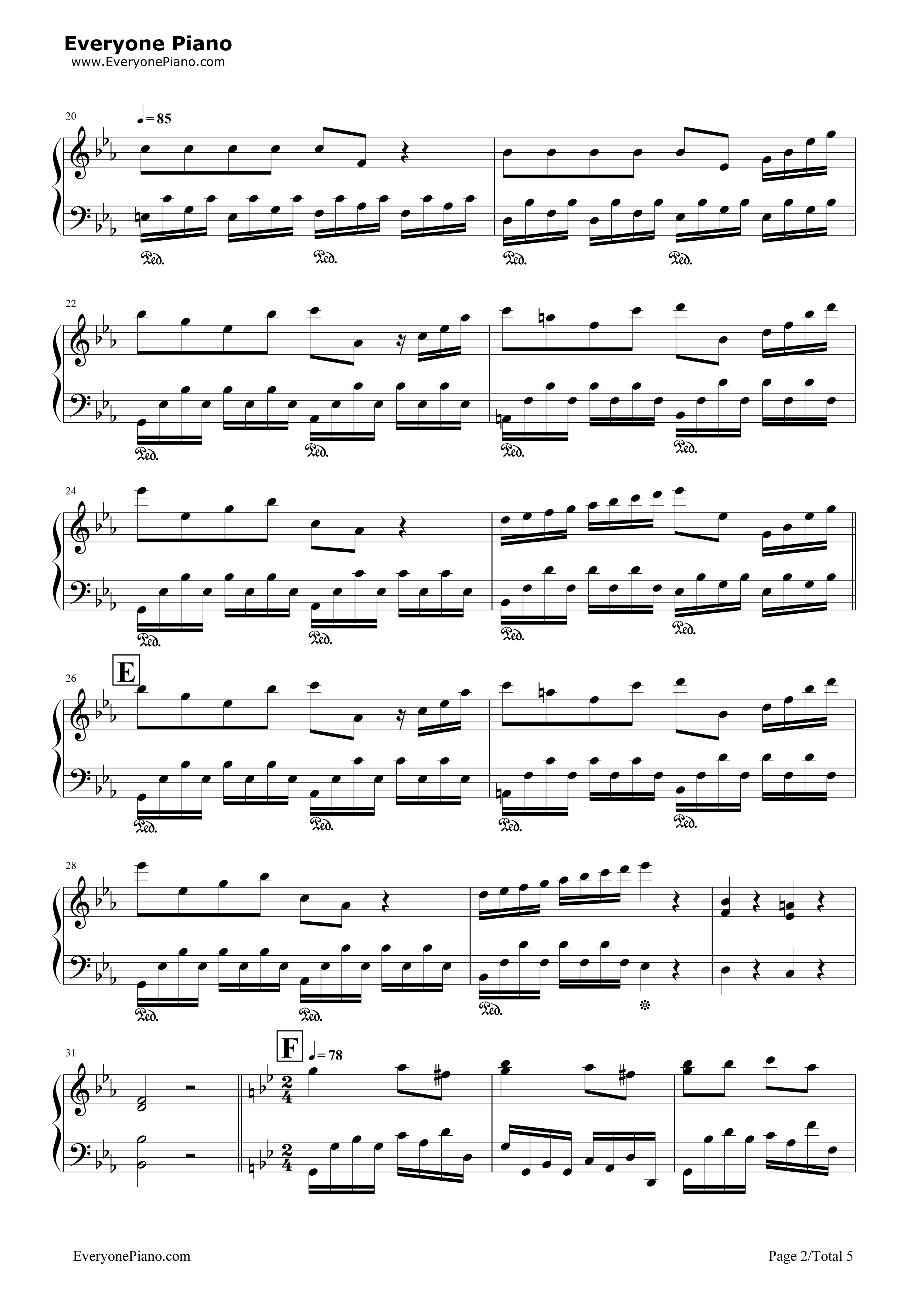 圣诞协奏曲钢琴谱_理查德克莱德曼