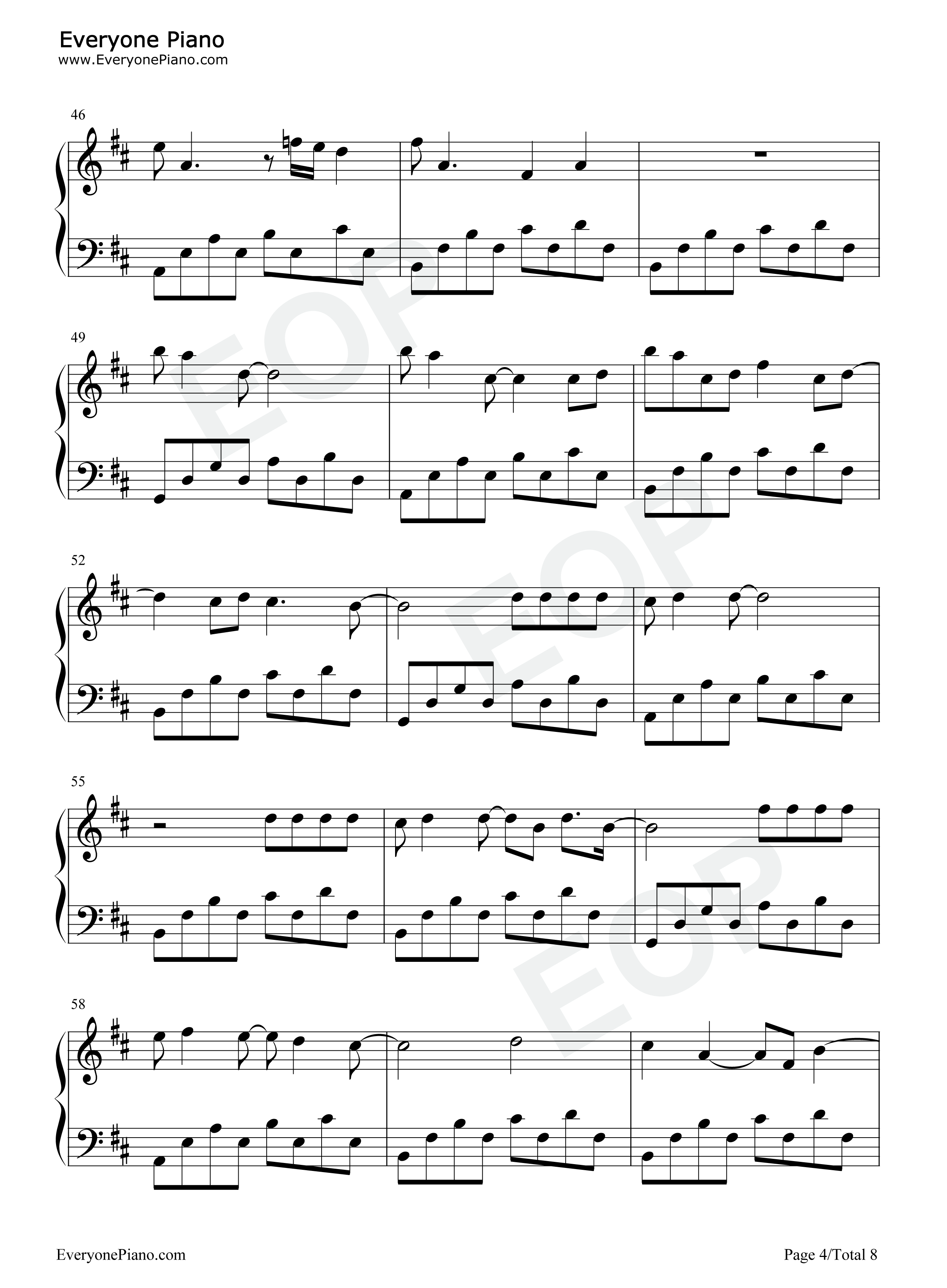 Letting_Go钢琴谱_蔡健雅