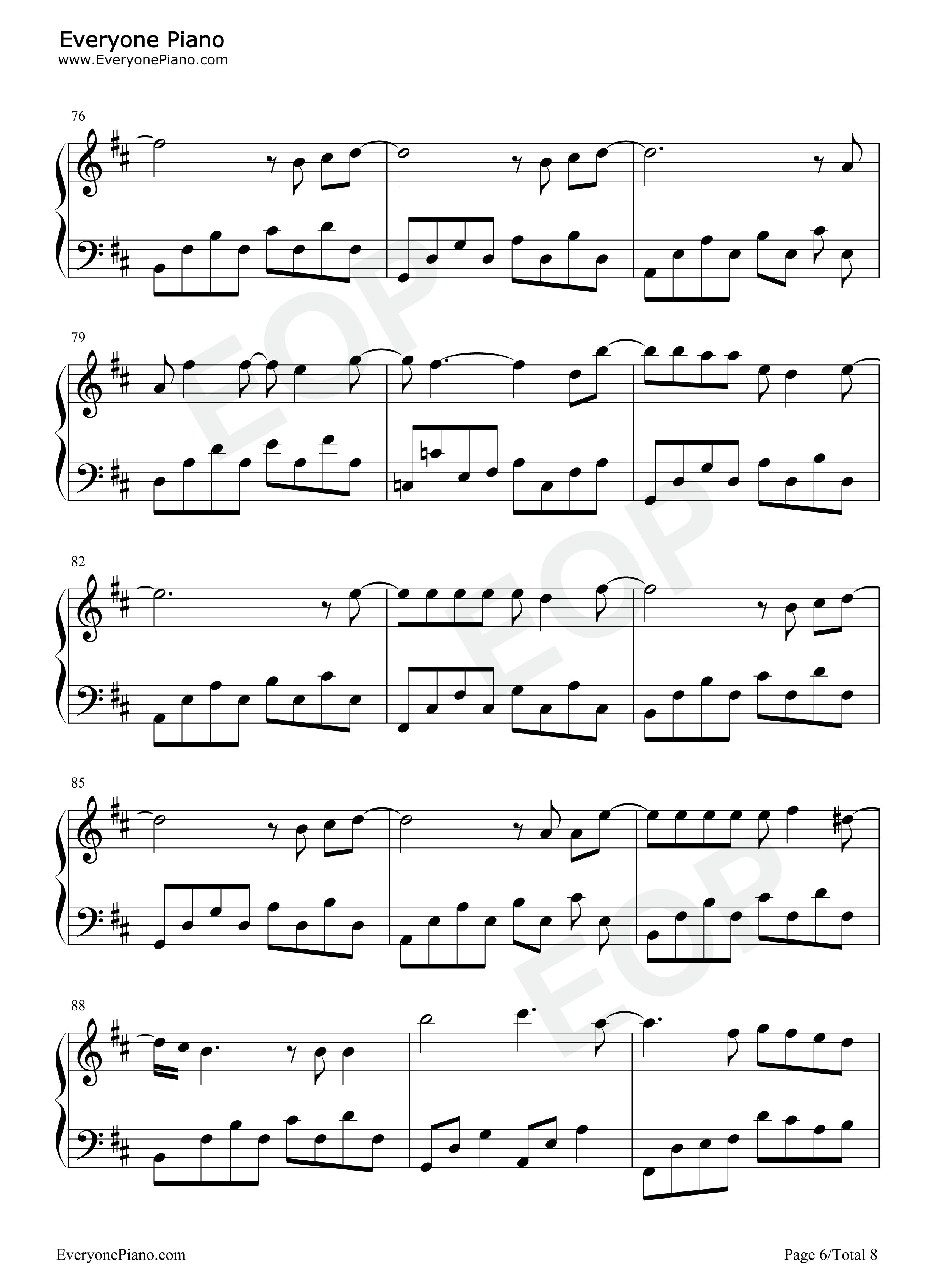 Letting_Go钢琴谱_蔡健雅