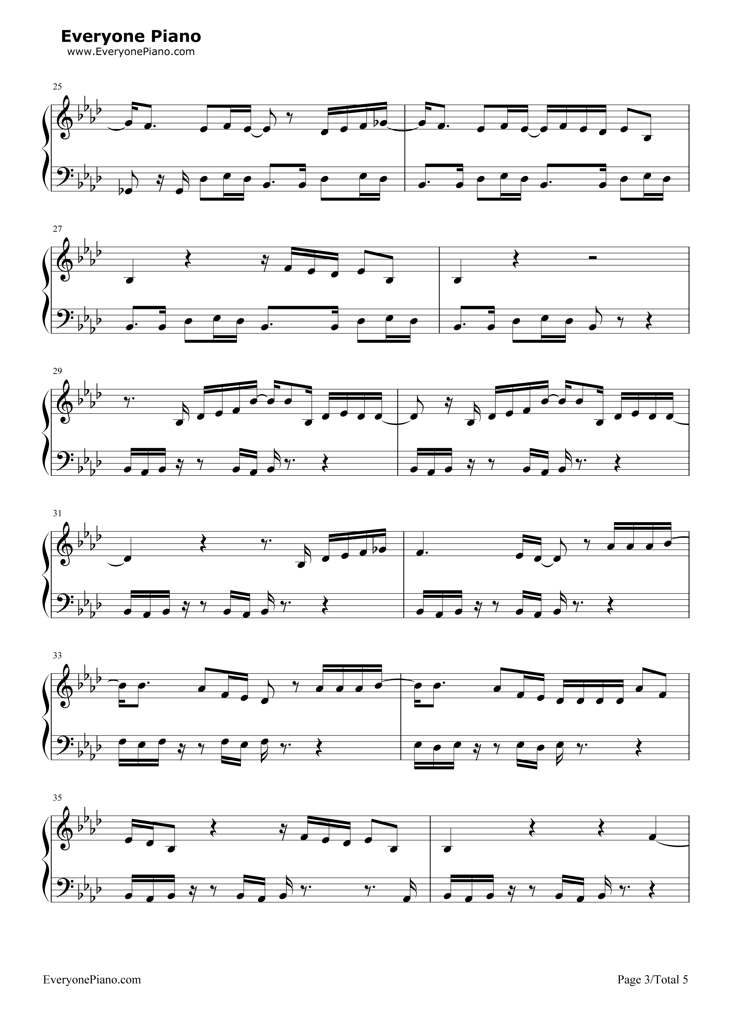 Human钢琴谱_Rag'n'Bone_Man