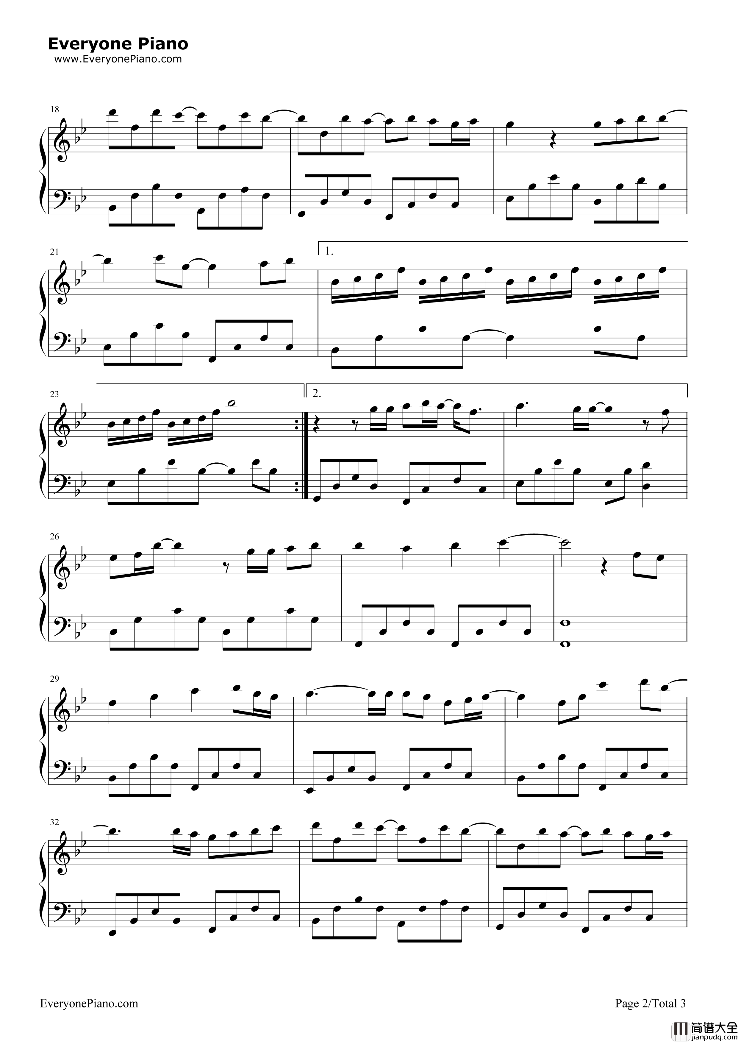 You_Are_My_World钢琴谱_尹美莱