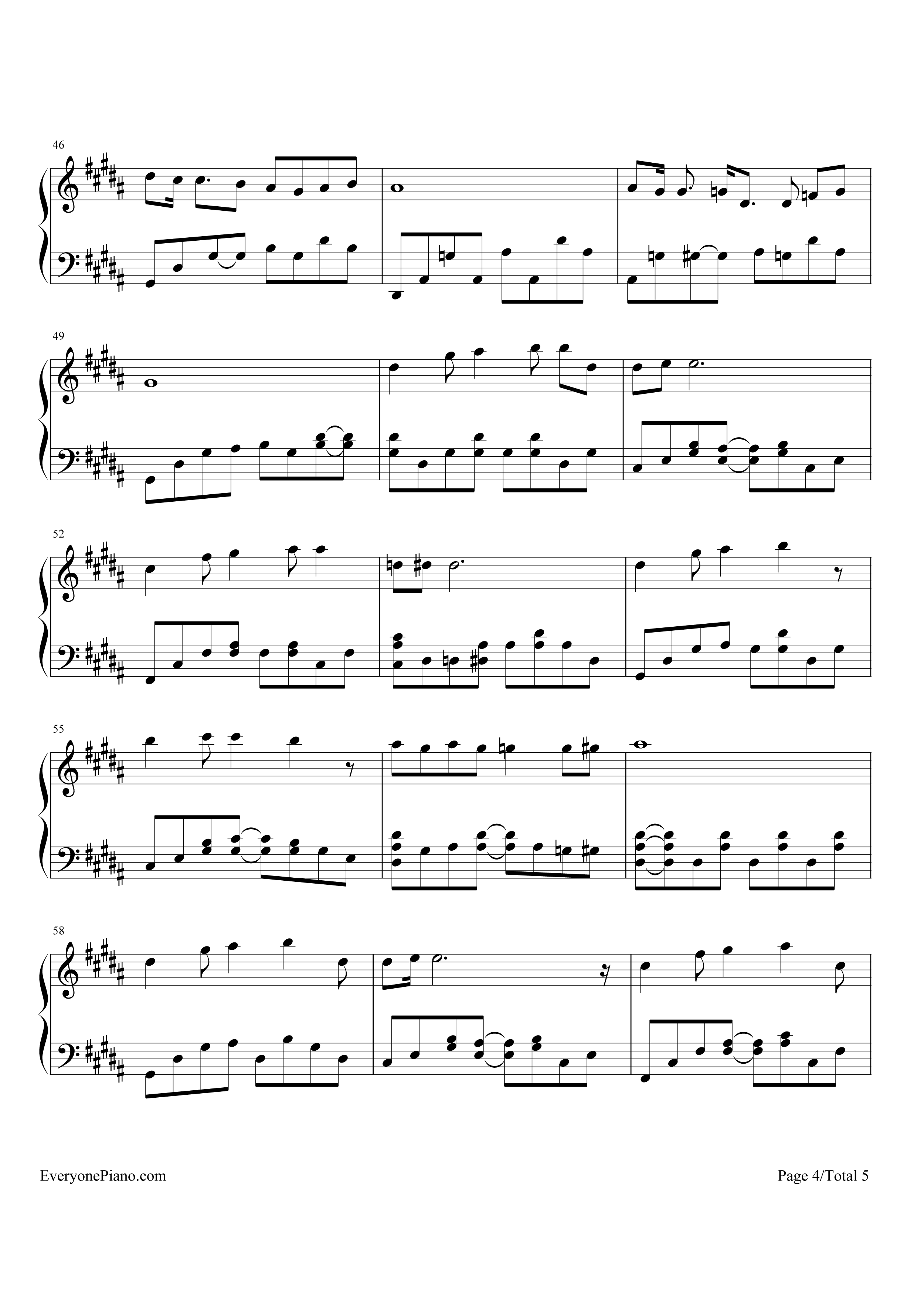 The_Road_Not_Taken钢琴谱_高姗