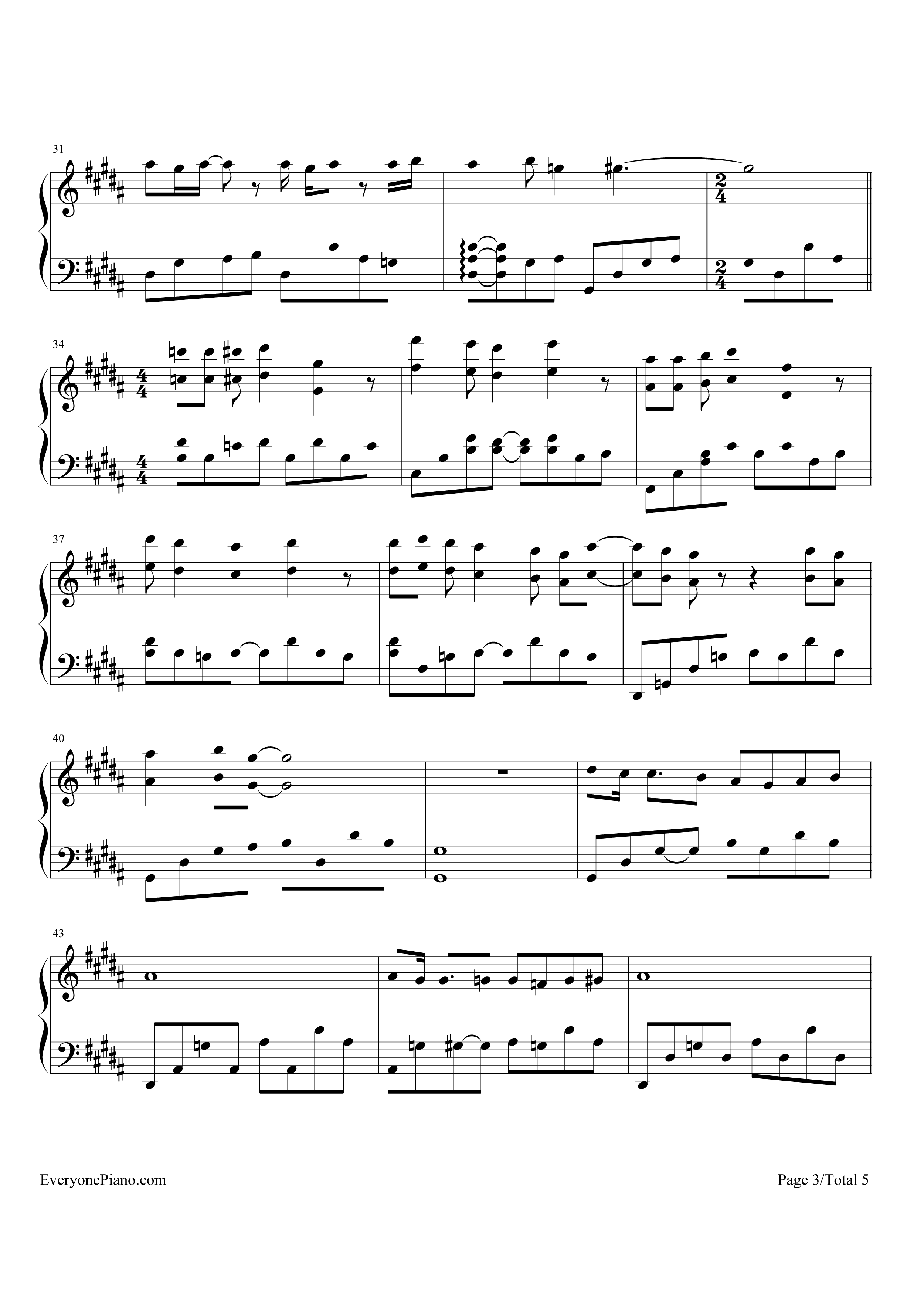 The_Road_Not_Taken钢琴谱_高姗