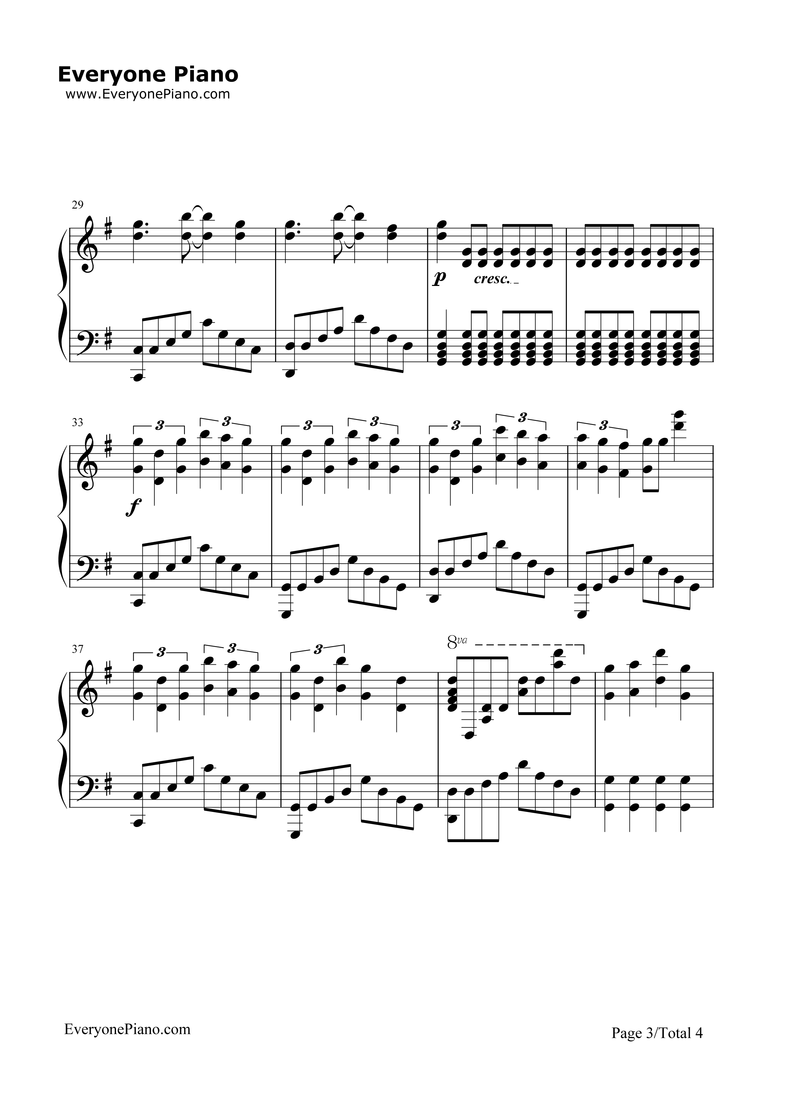 世界は恋に落ちている钢琴谱_CHiCO_with_HoneyWorks