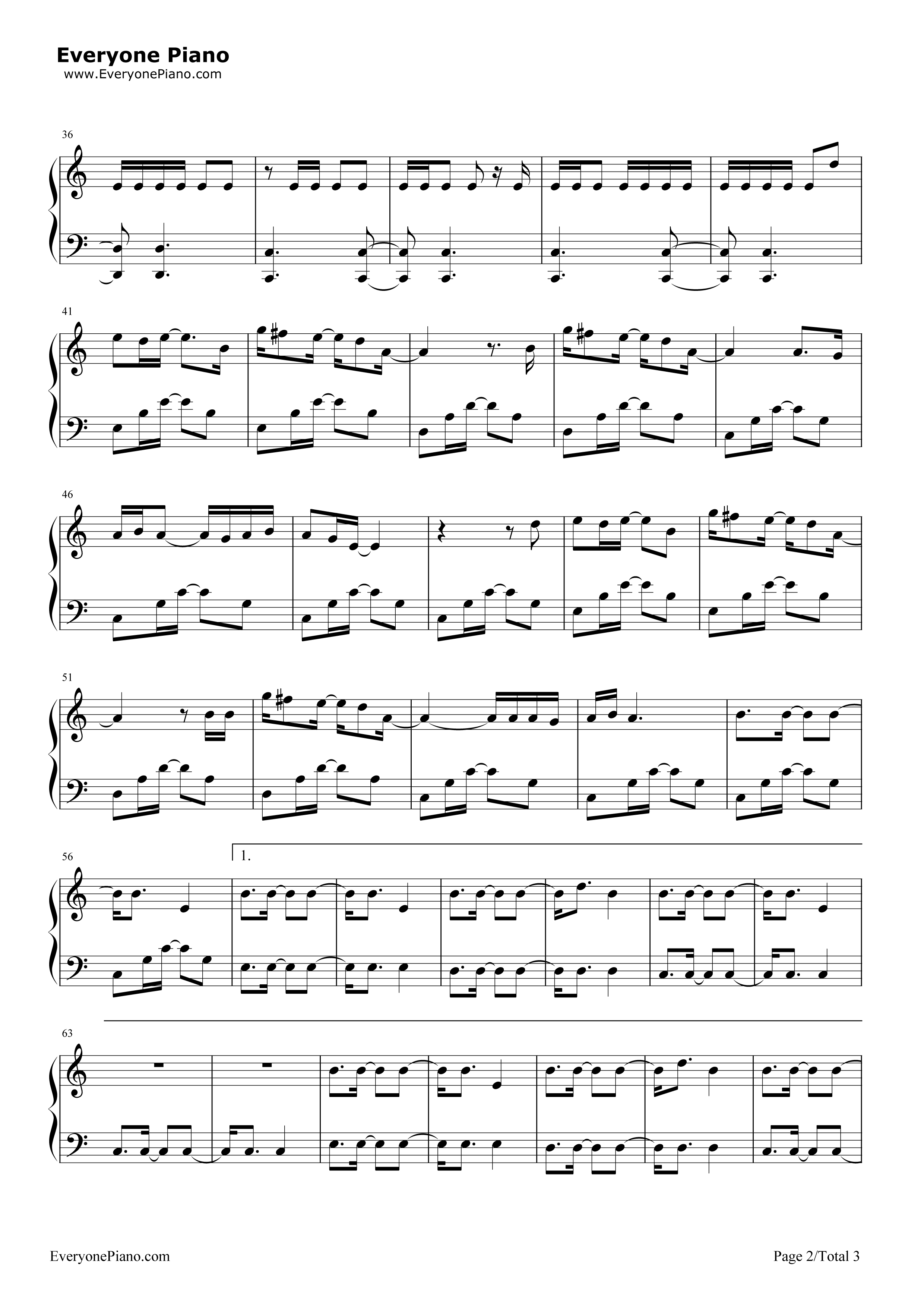 火星人来过钢琴谱_薛之谦