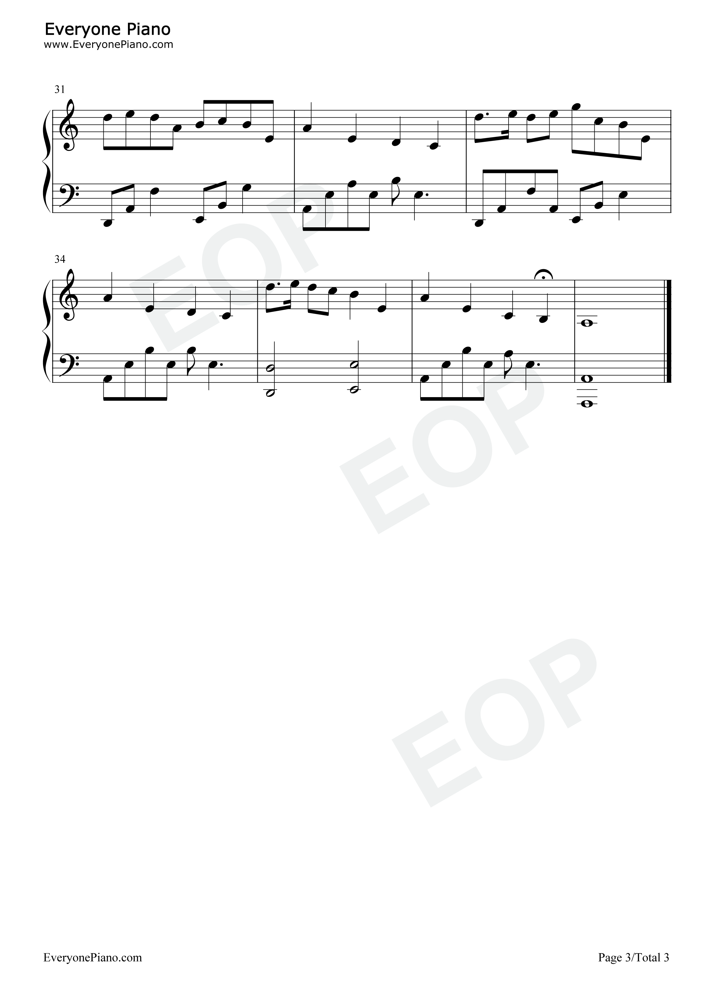 这一程,情深缘浅钢琴谱_石进