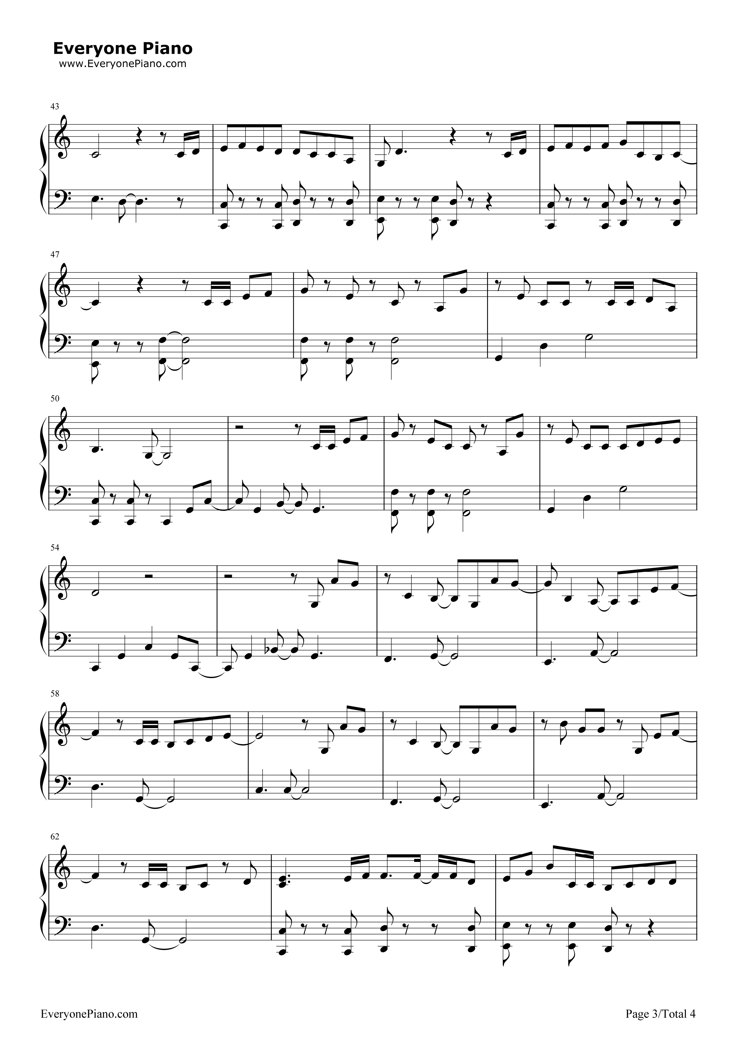 只看我的眼(My_Eyes)钢琴谱_10cm