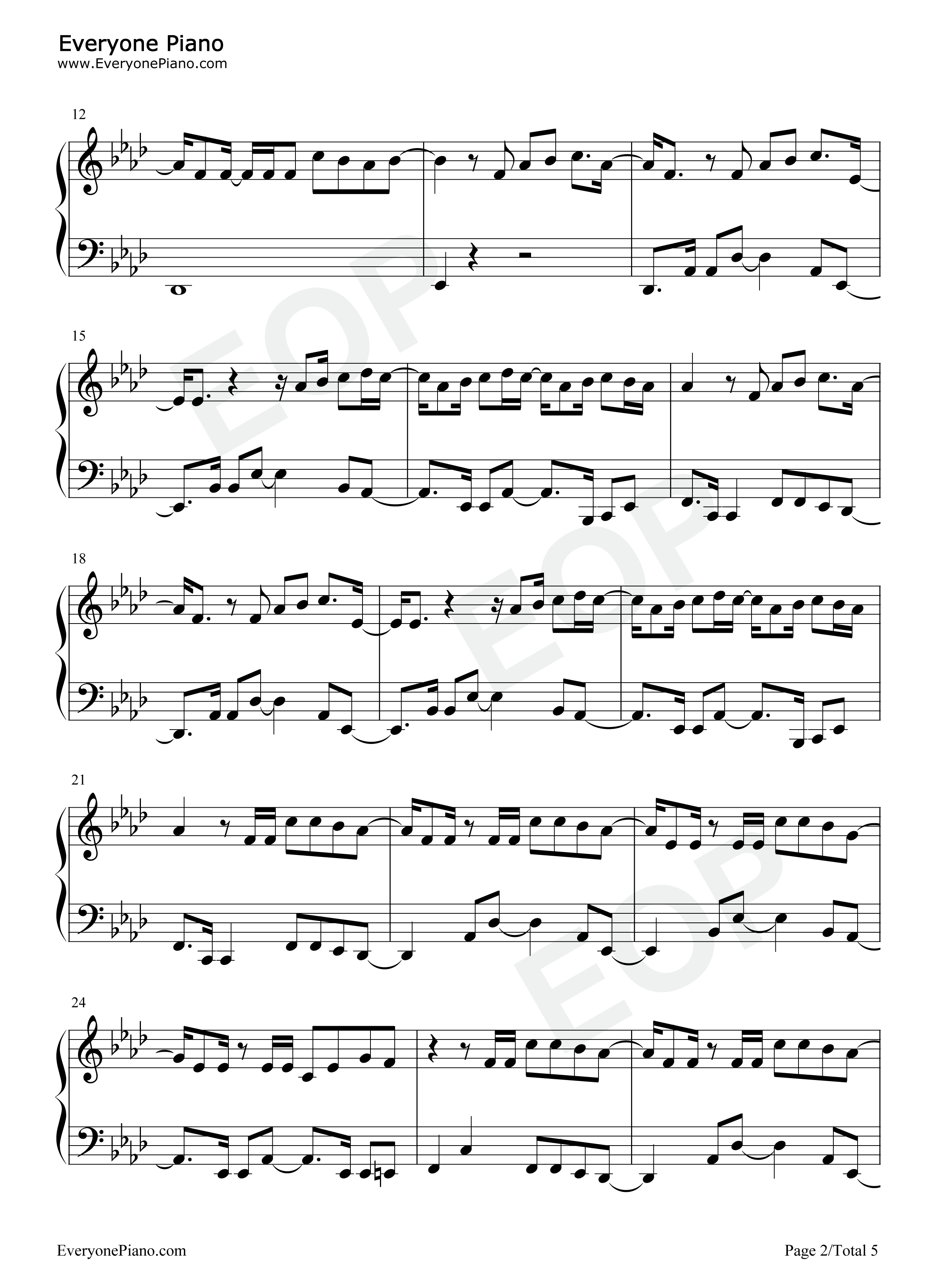 Bam_Bam钢琴谱_Camila_Cabello_Ed_Sheeran