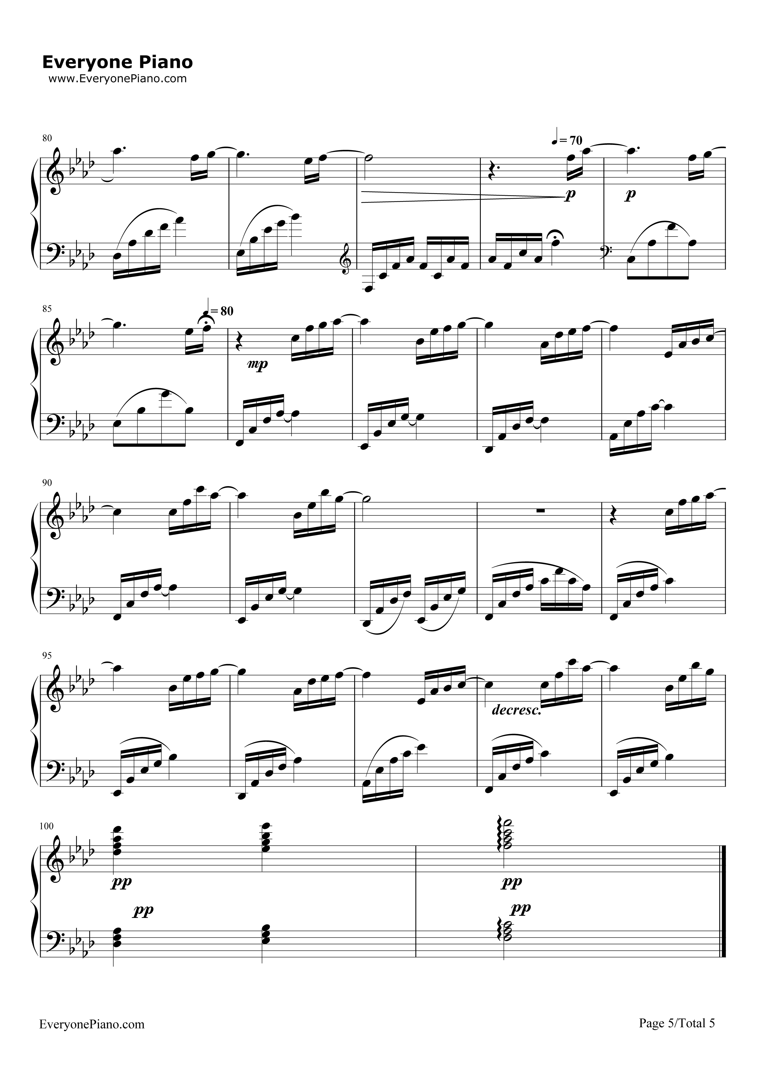 One_Night钢琴谱_加贺谷_玲