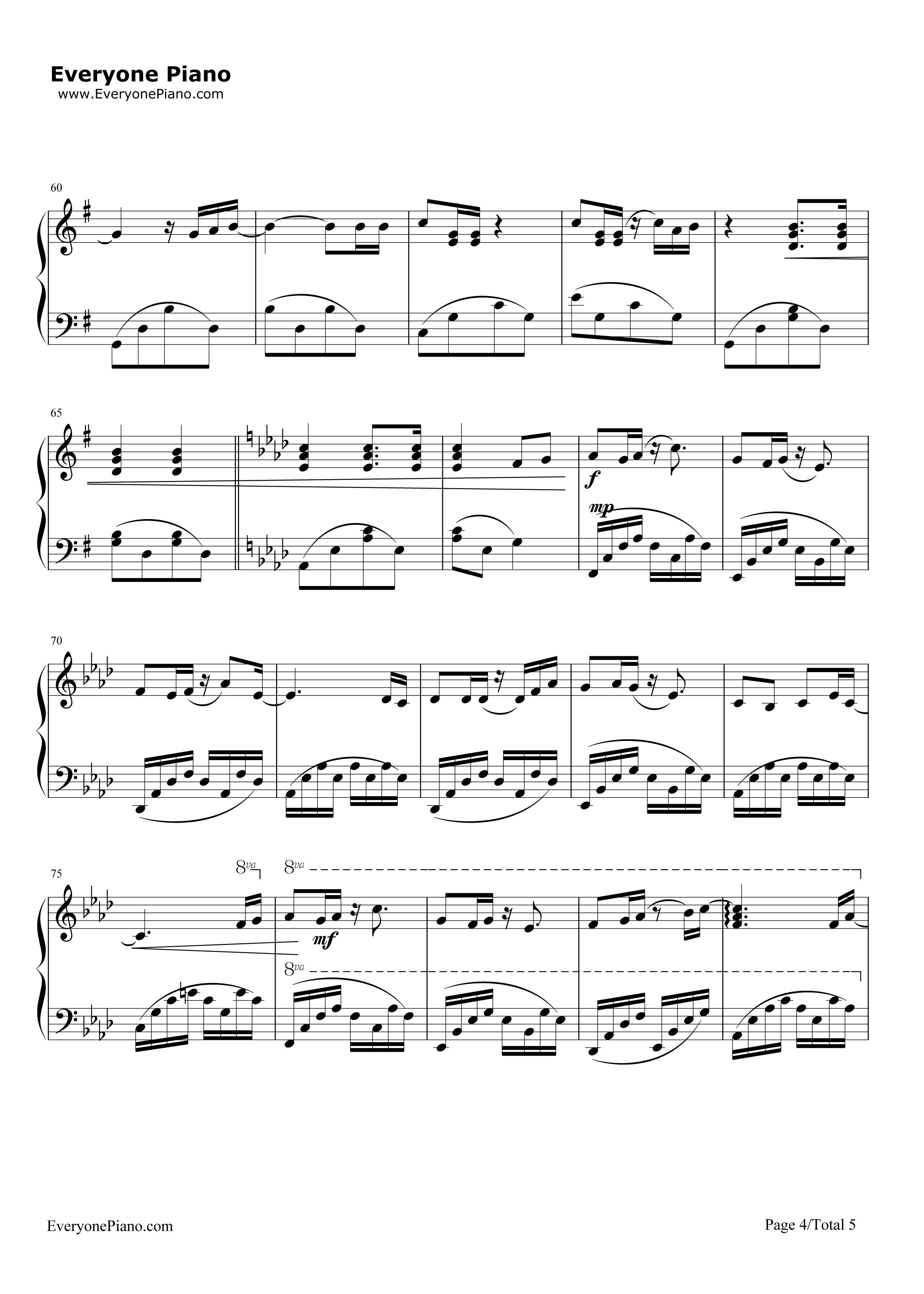 One_Night钢琴谱_加贺谷_玲