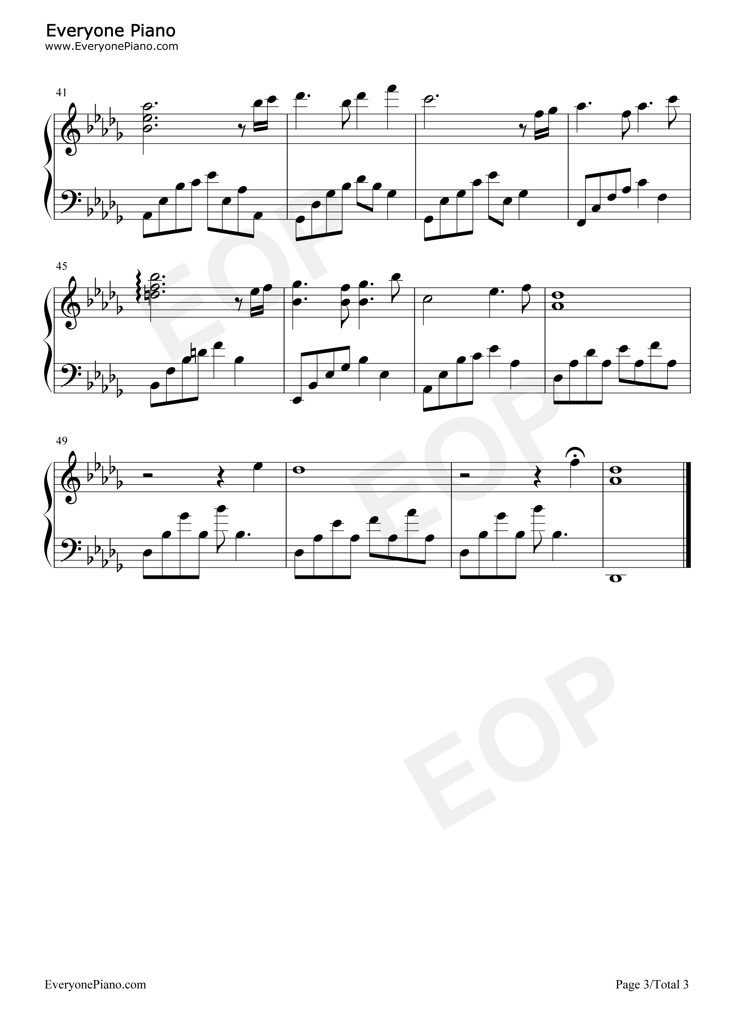 一个人的时光钢琴谱_石进