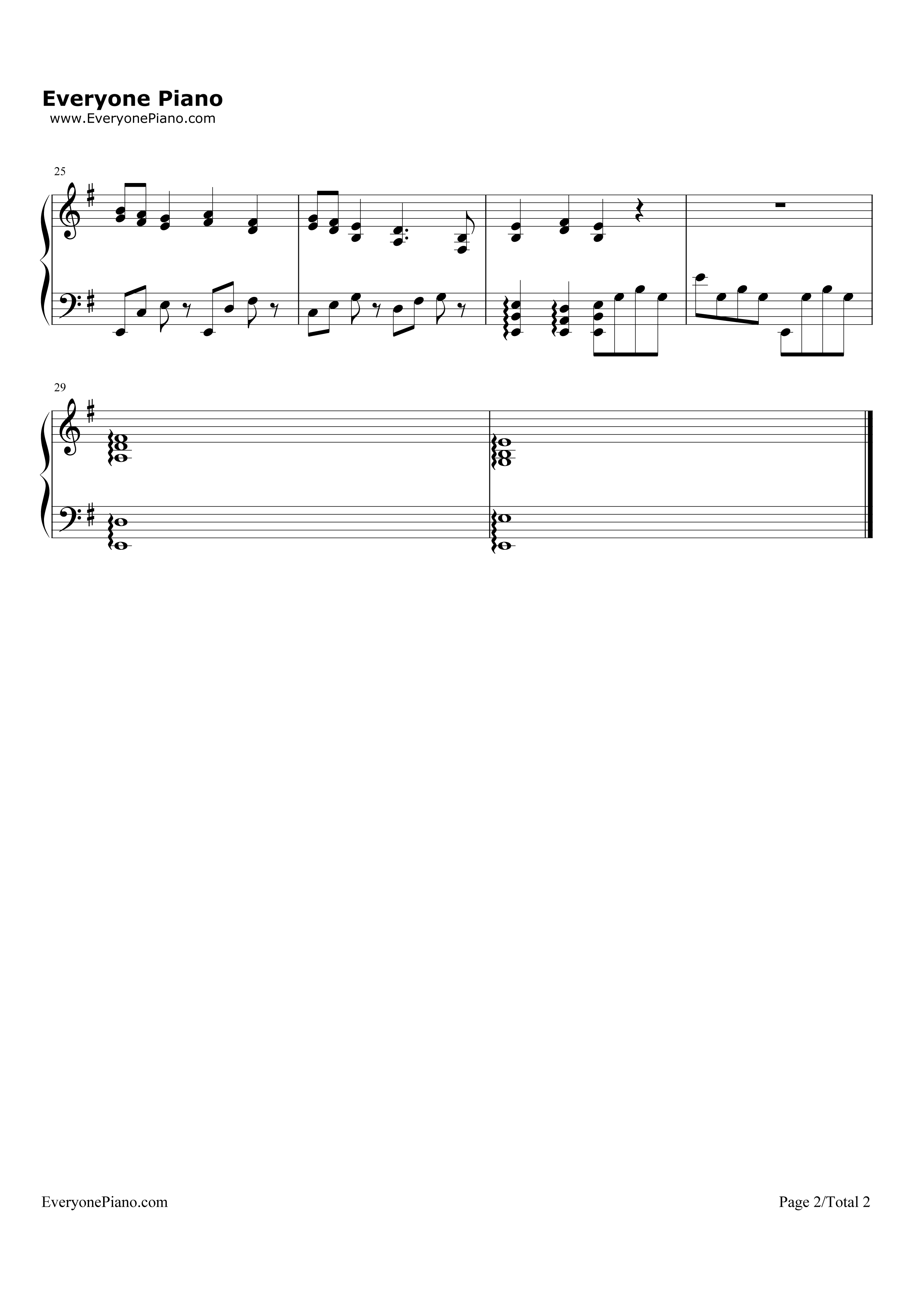 Loneliness钢琴谱_水谷广实