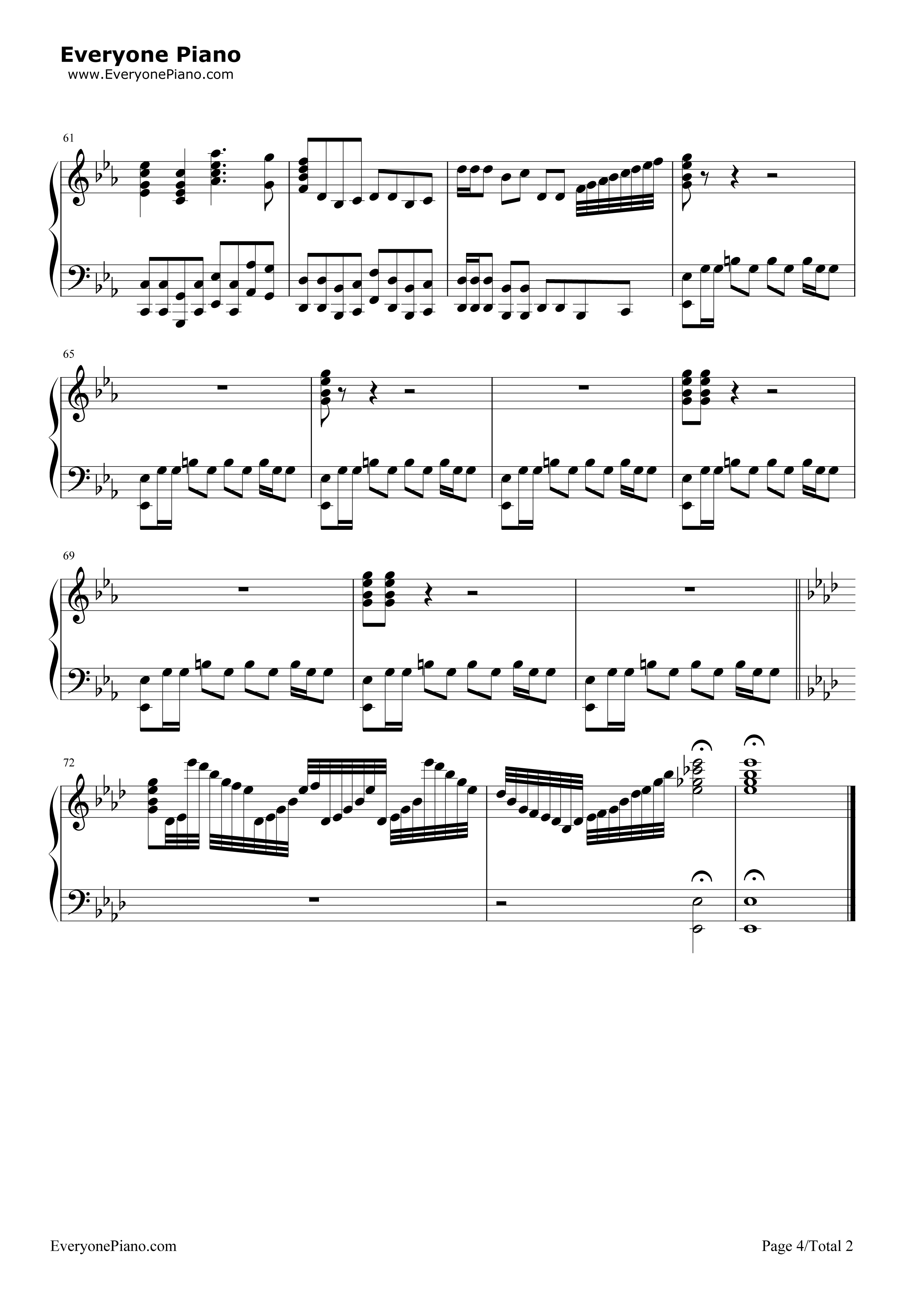 云宫迅音钢琴谱_许镜清