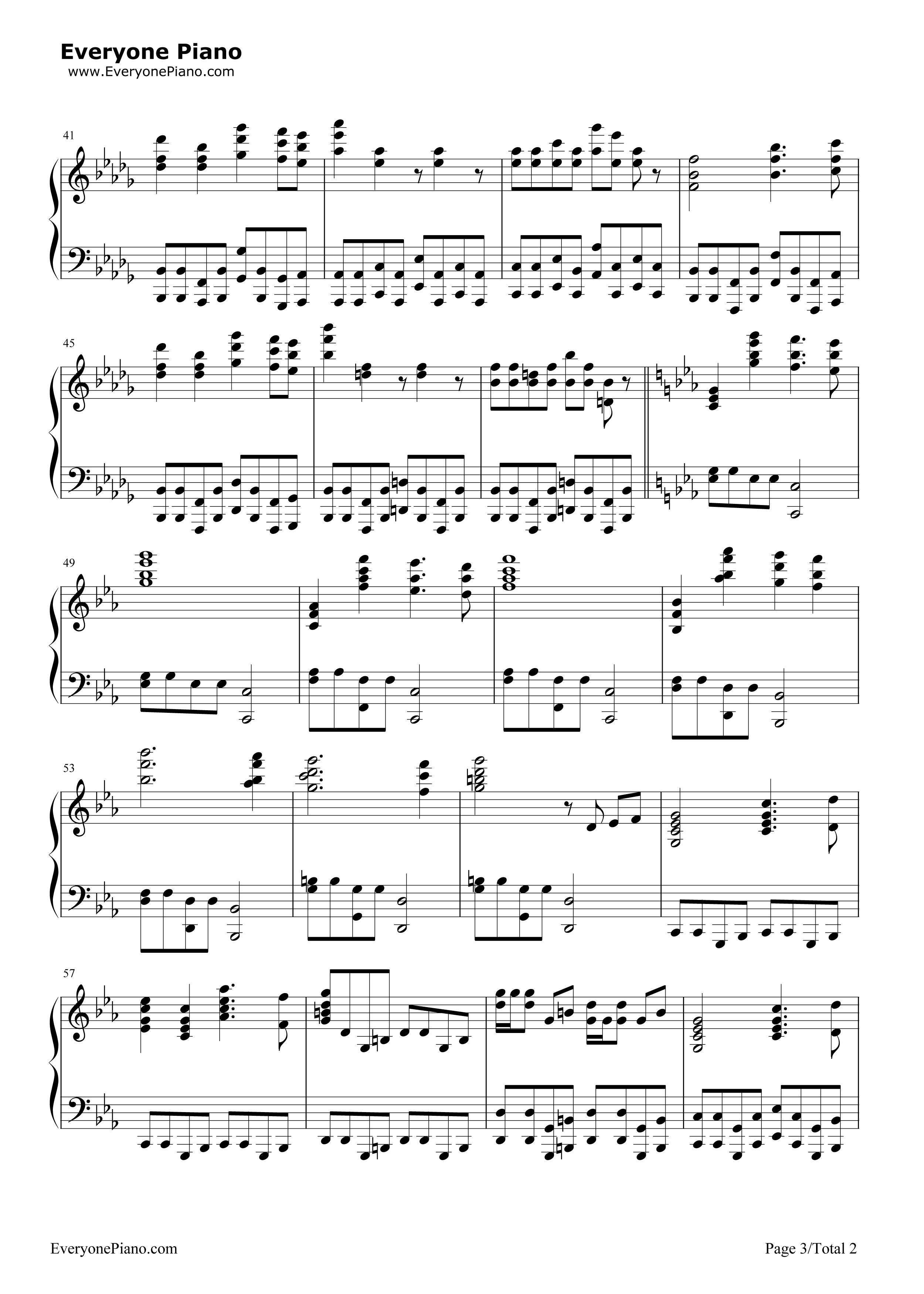 云宫迅音钢琴谱_许镜清