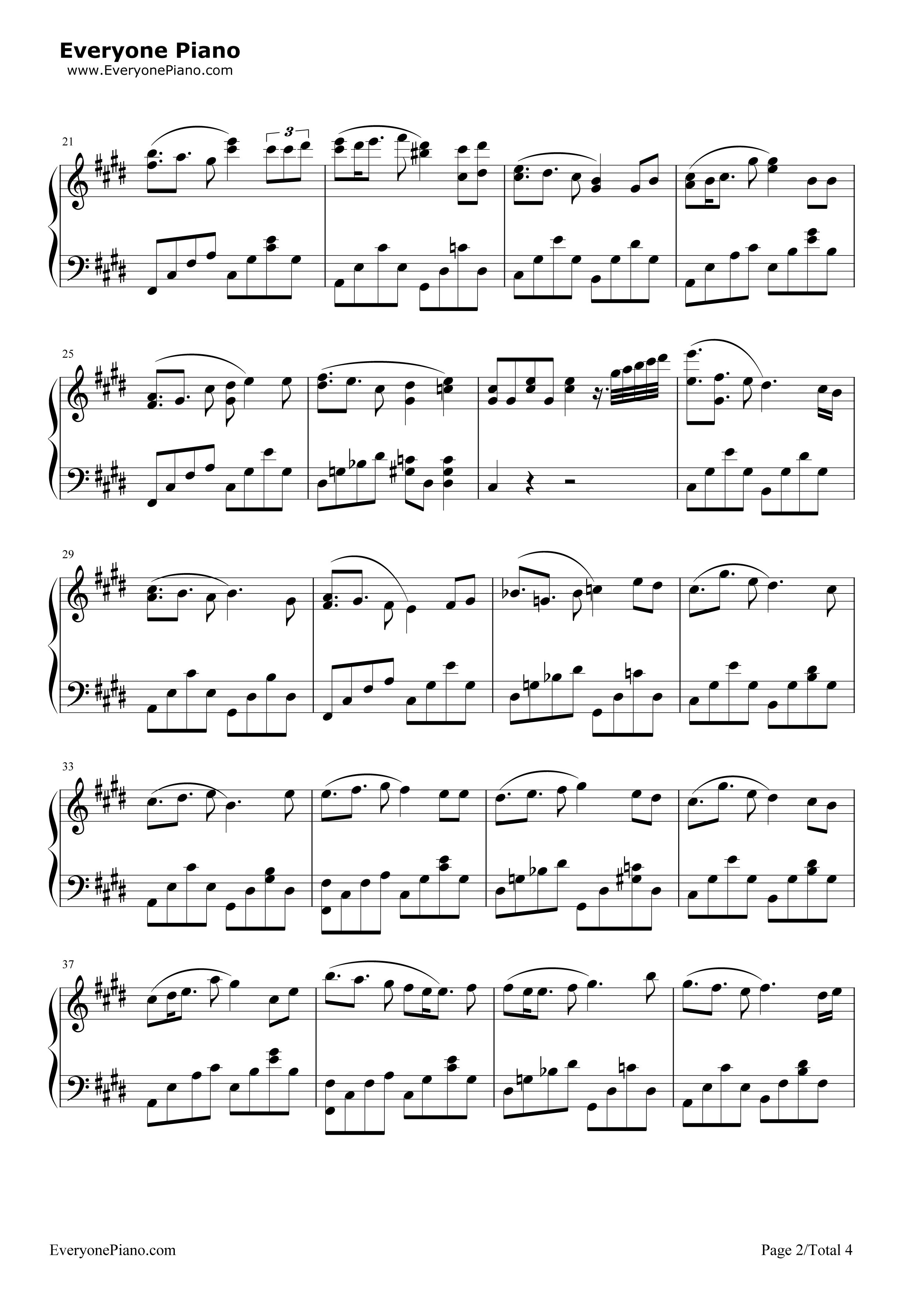 天地不容钢琴谱_胡鸿钧