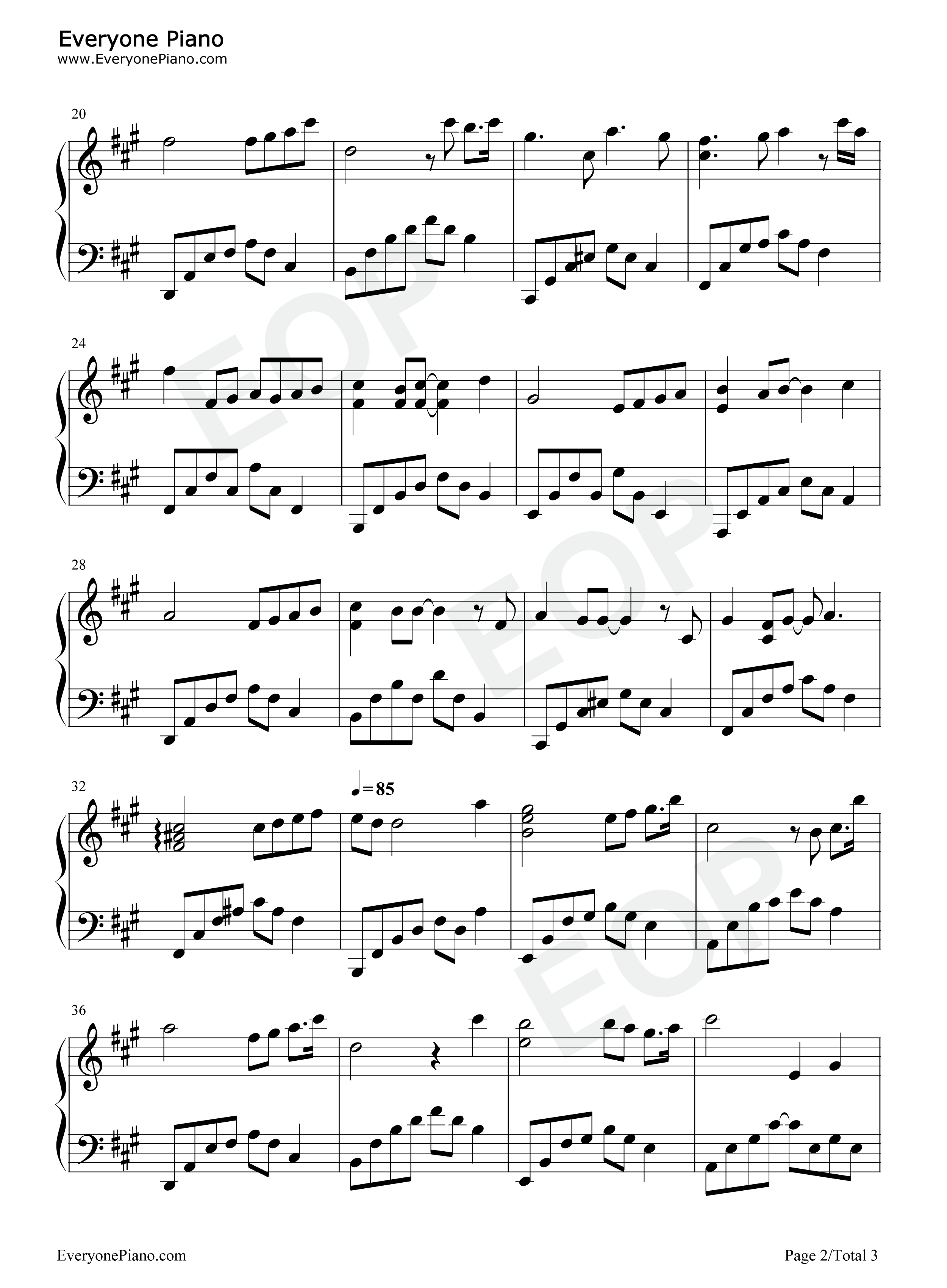 惜别钢琴谱_石进