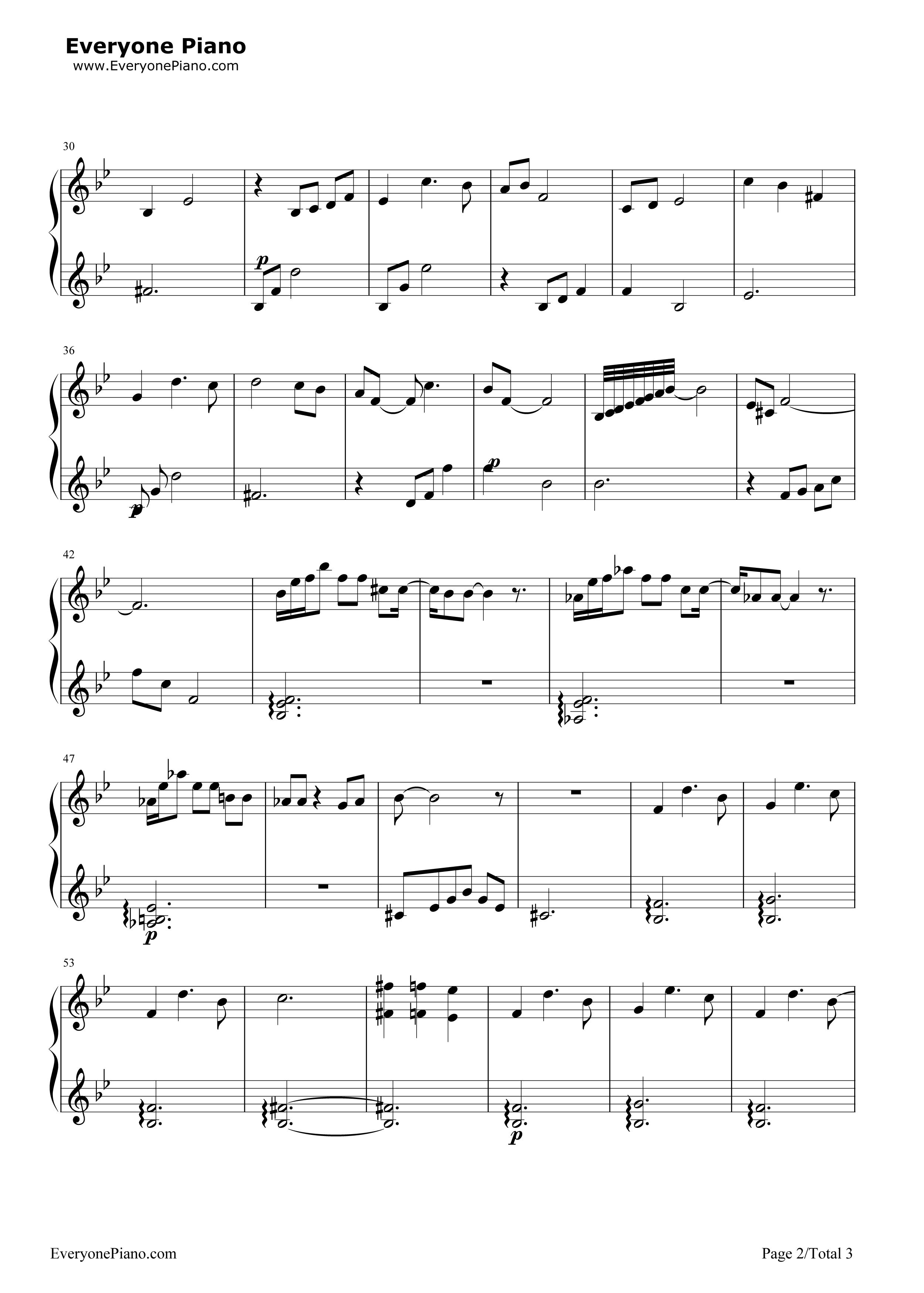 space_love钢琴谱_高润荷