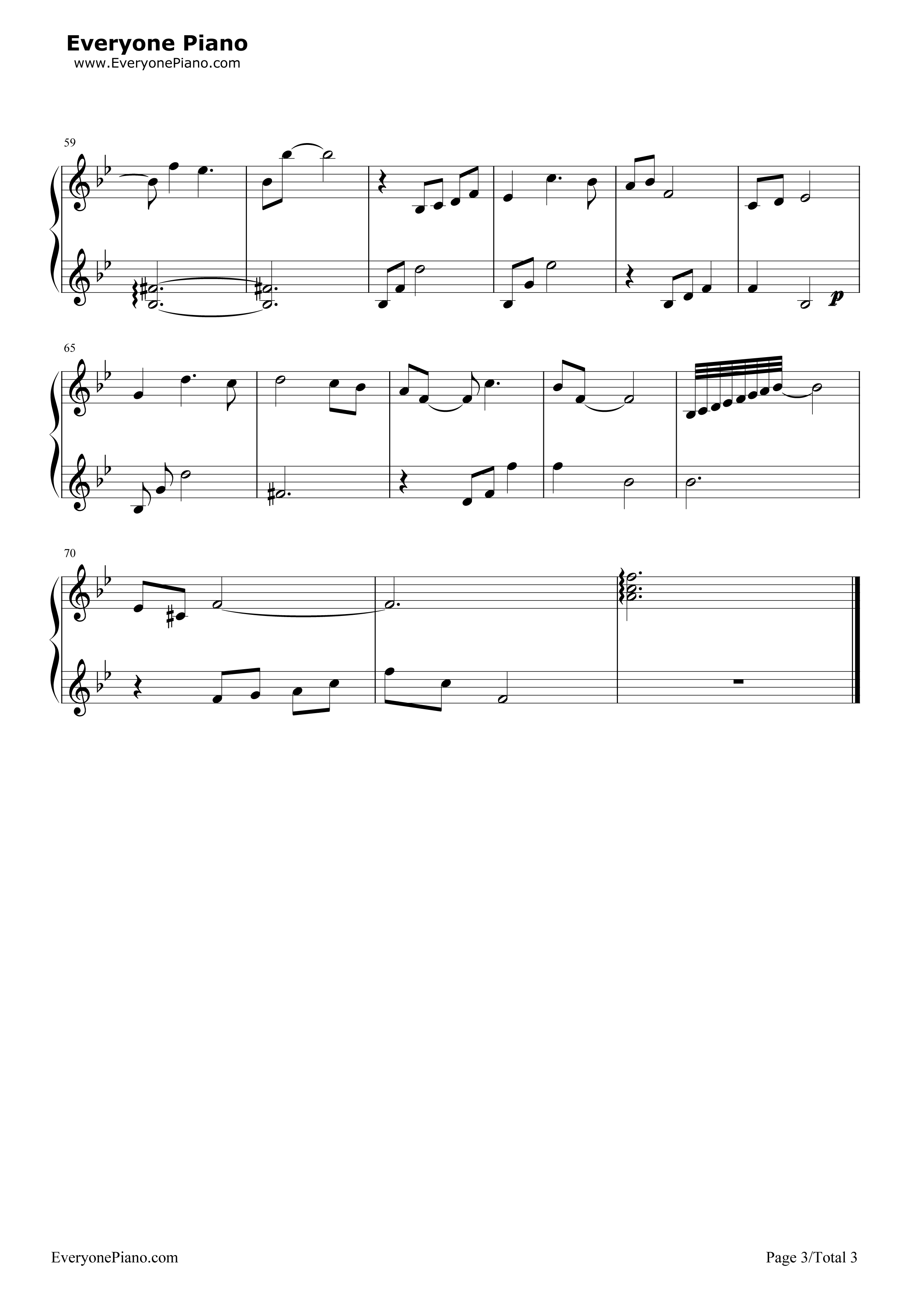 space_love钢琴谱_高润荷